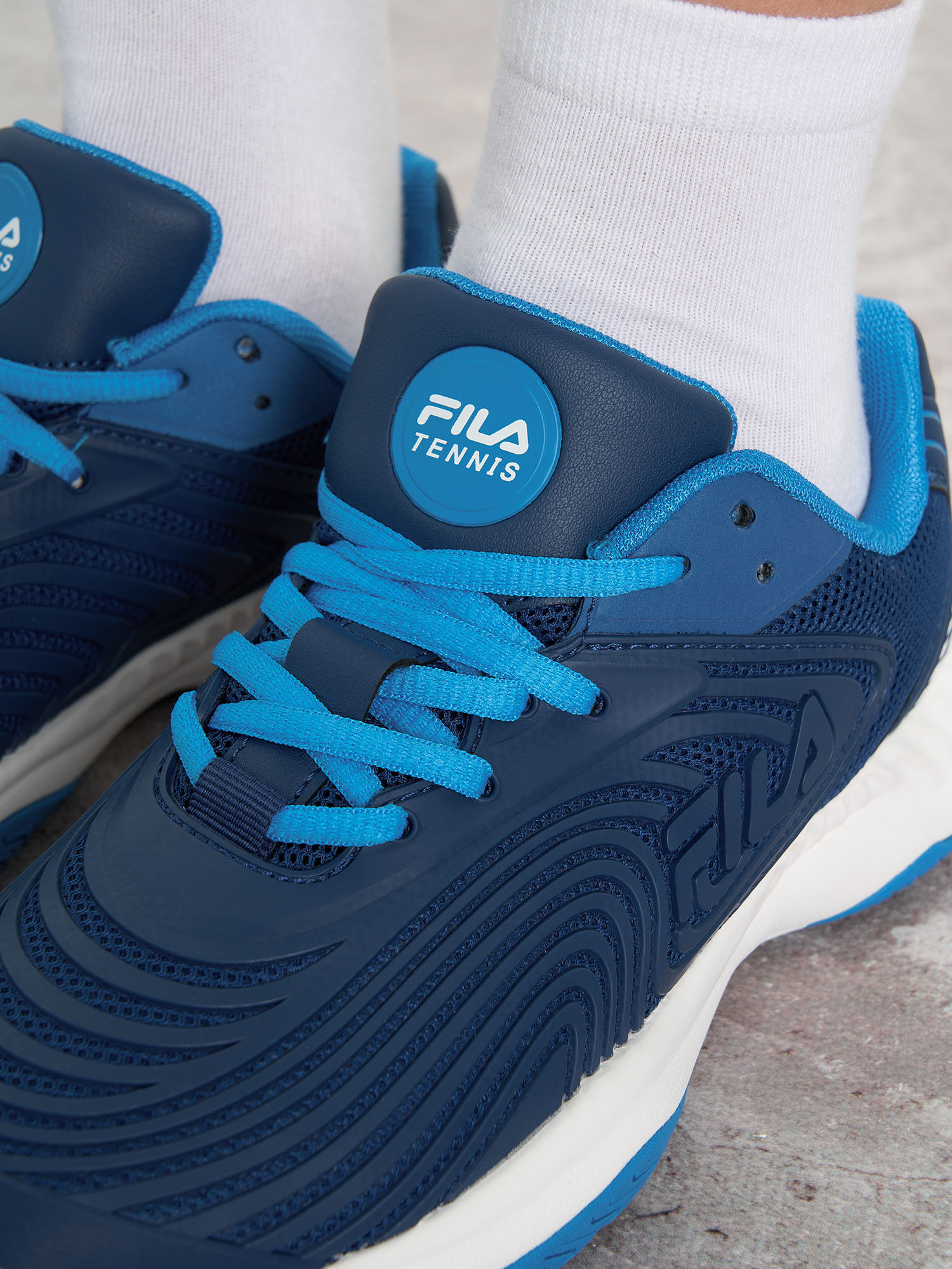 фото Кроссовки теннисные для мальчиков fila streamline nxt, синий