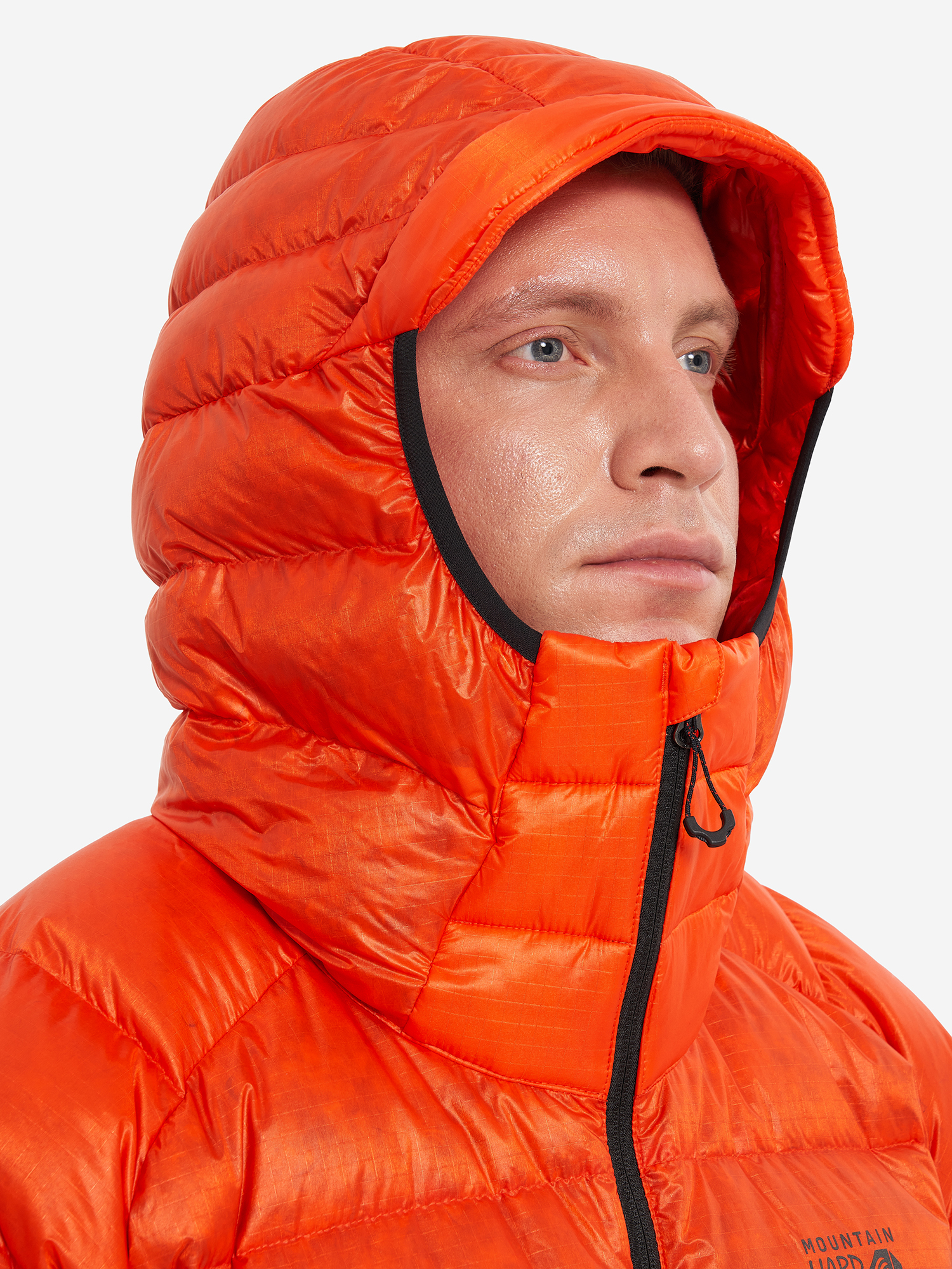 фото Пуховик мужской mountain hardwear phantom alpine, оранжевый