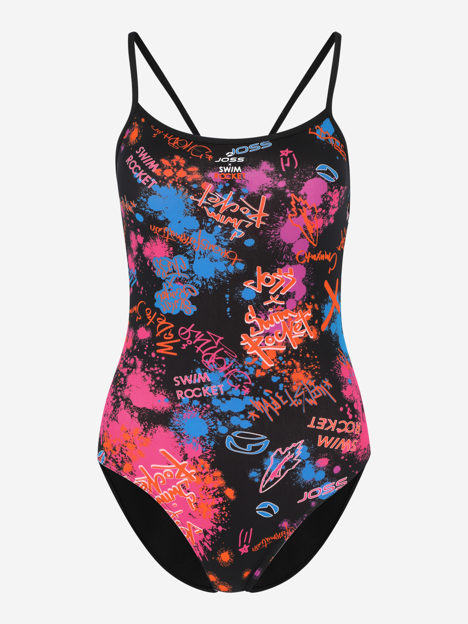 фото Купальник слитный женский joss x swim rocket, мультицвет