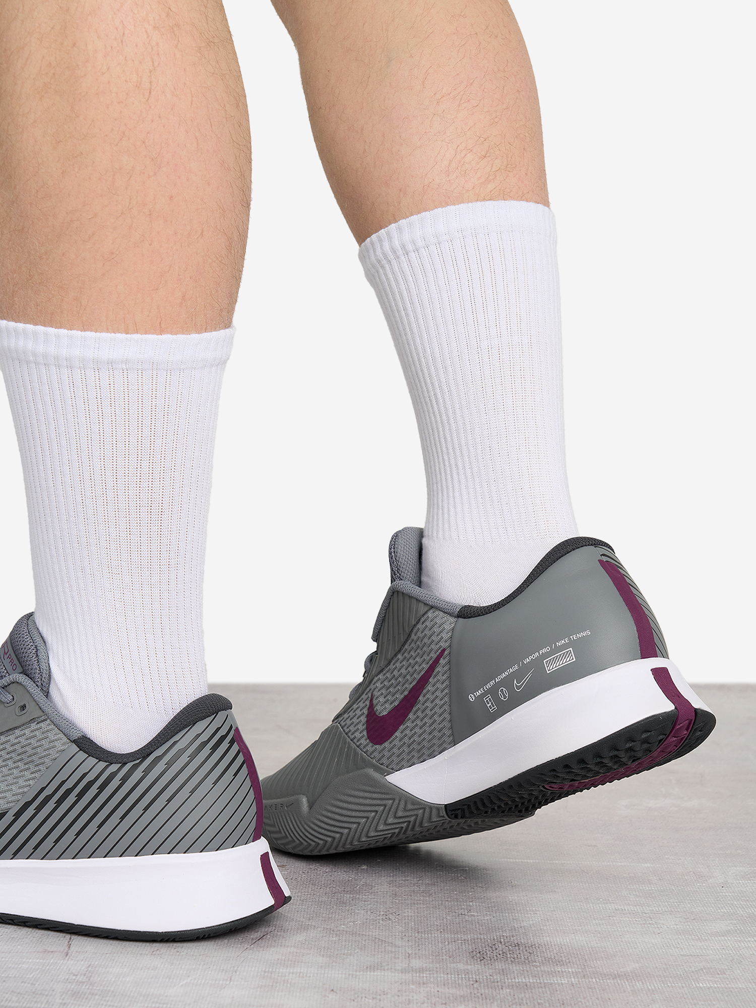 фото Кроссовки мужские nike court air zoom vapor pro 2, серый