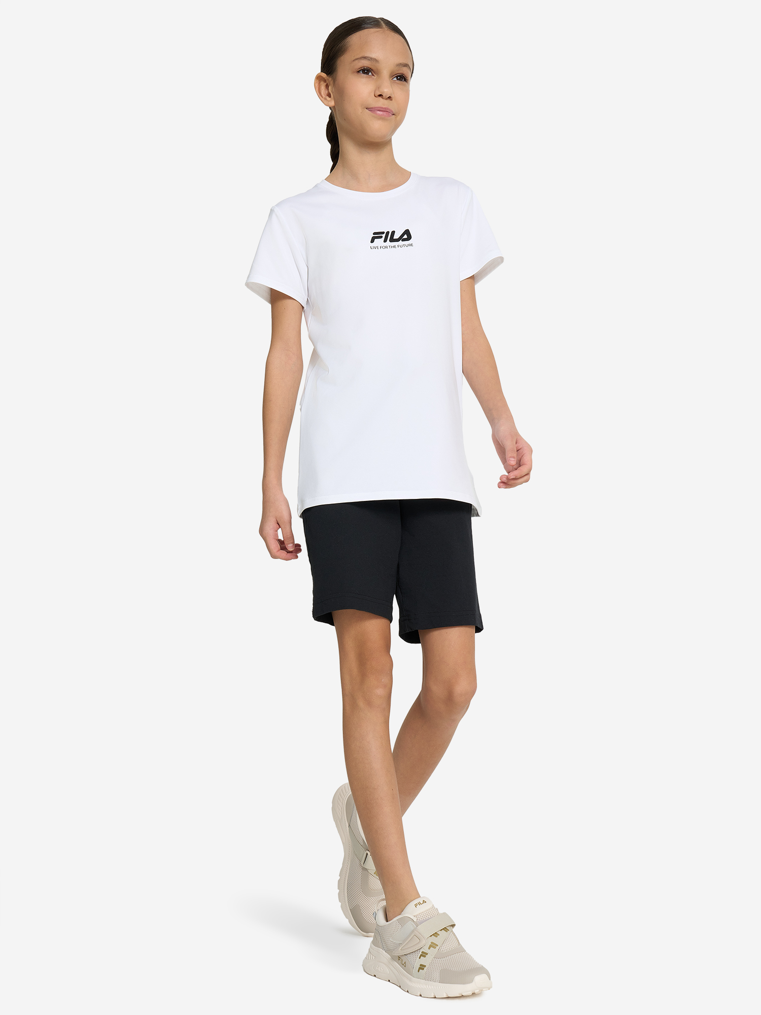 фото Футболка для девочек fila, белый