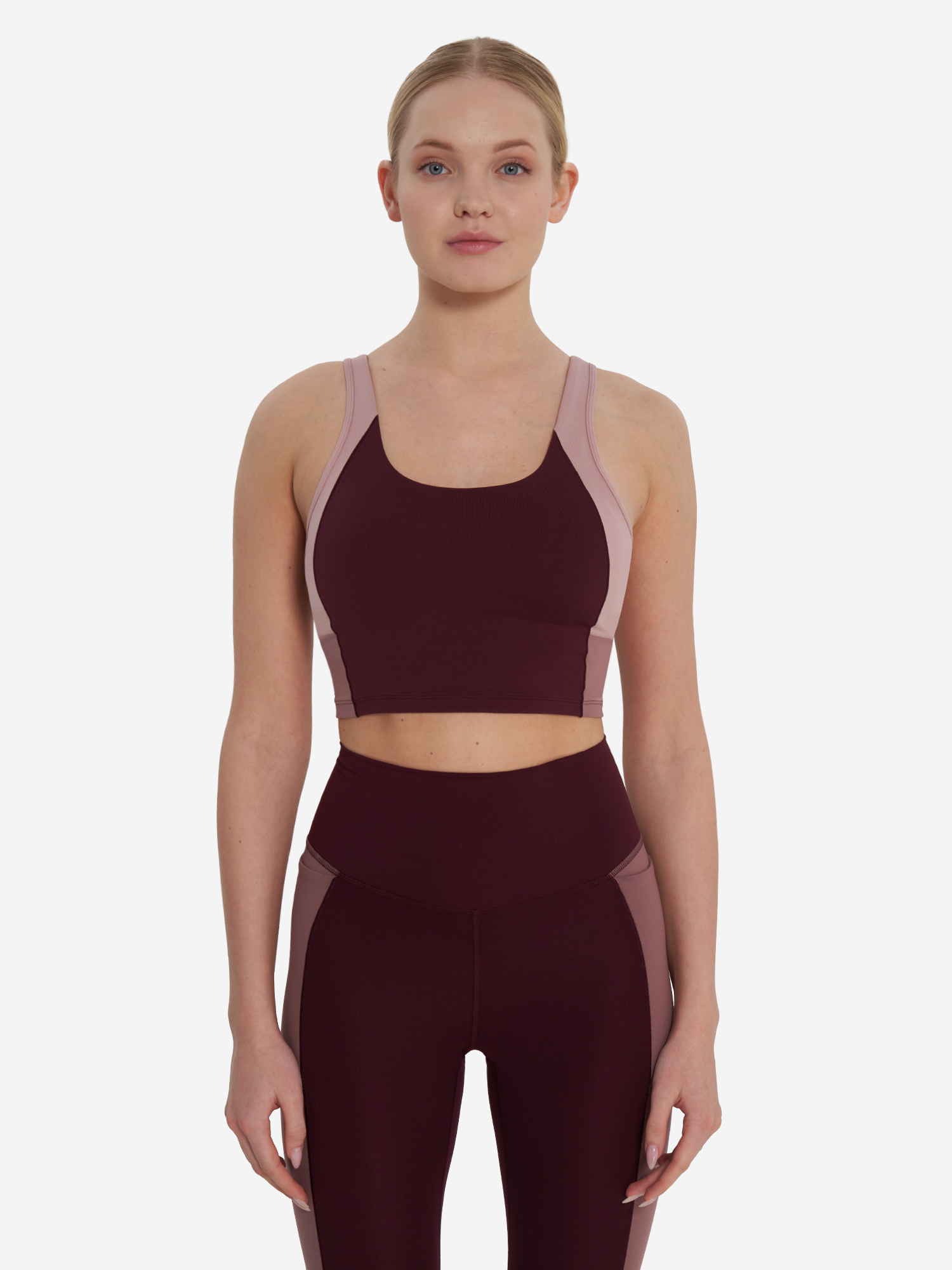 фото Топ бра спортивный under armour meridian colorblock, розовый