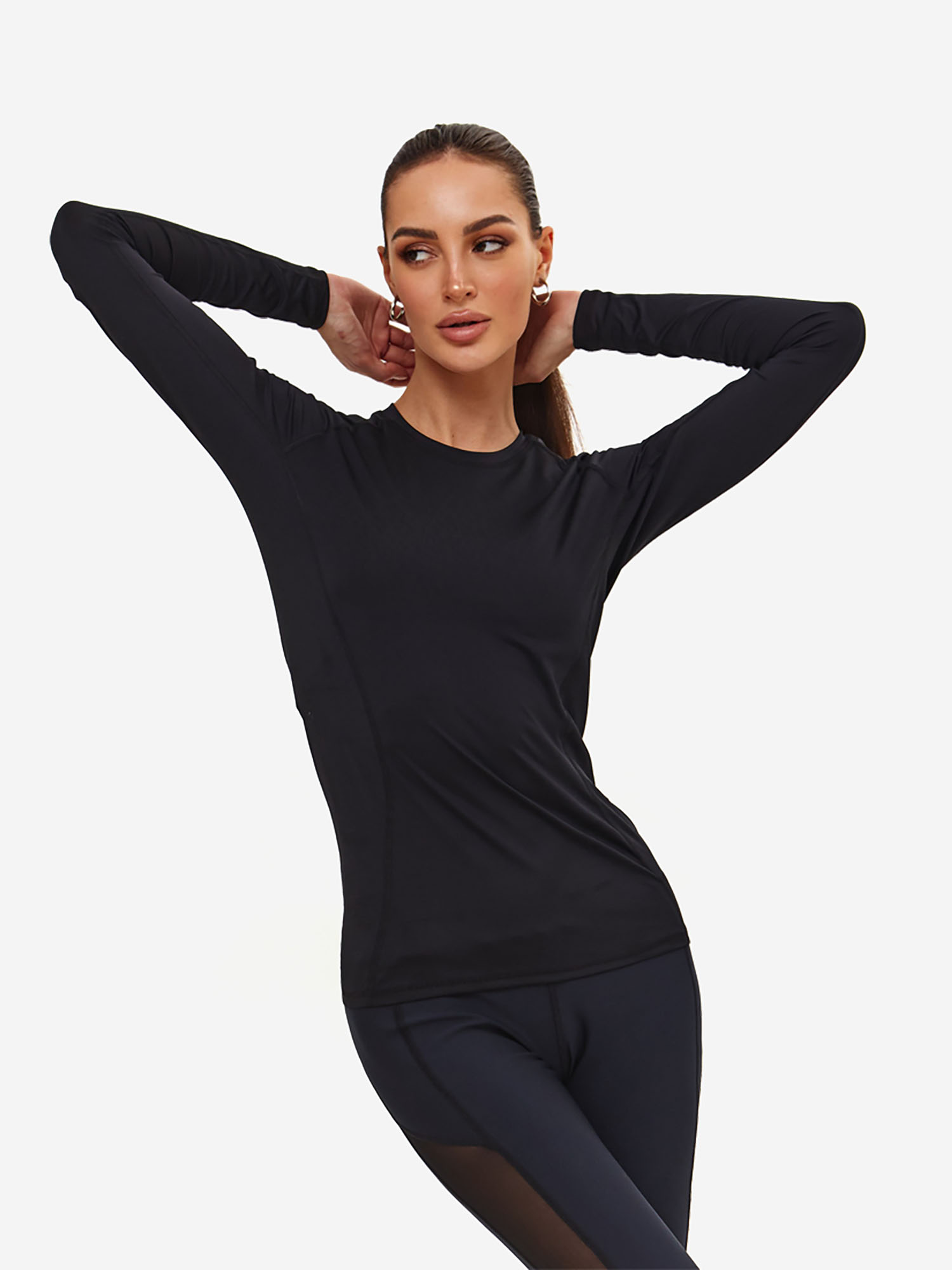 Лонгслив спортивный с длинным рукавом женский Rebelpro, Черный
Лонгслив спортивный с длинным рукавом женский Rebelpro, Черный