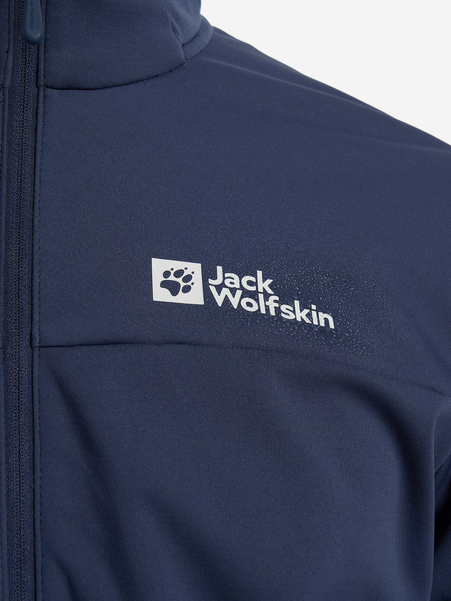 фото Куртка софтшелл мужская jack wolfskin feldberg, синий