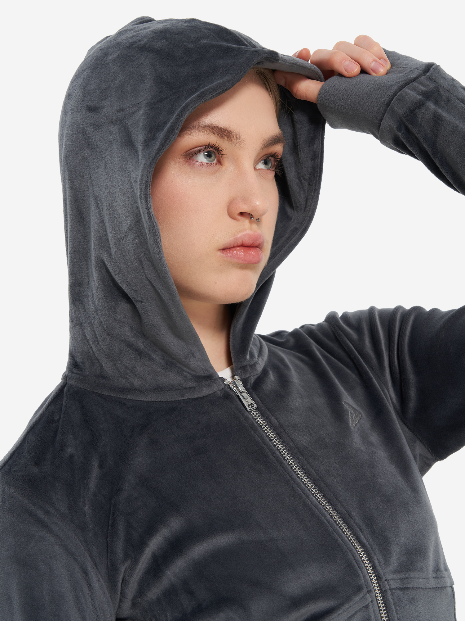 фото Толстовка женская demix sportlux, серый