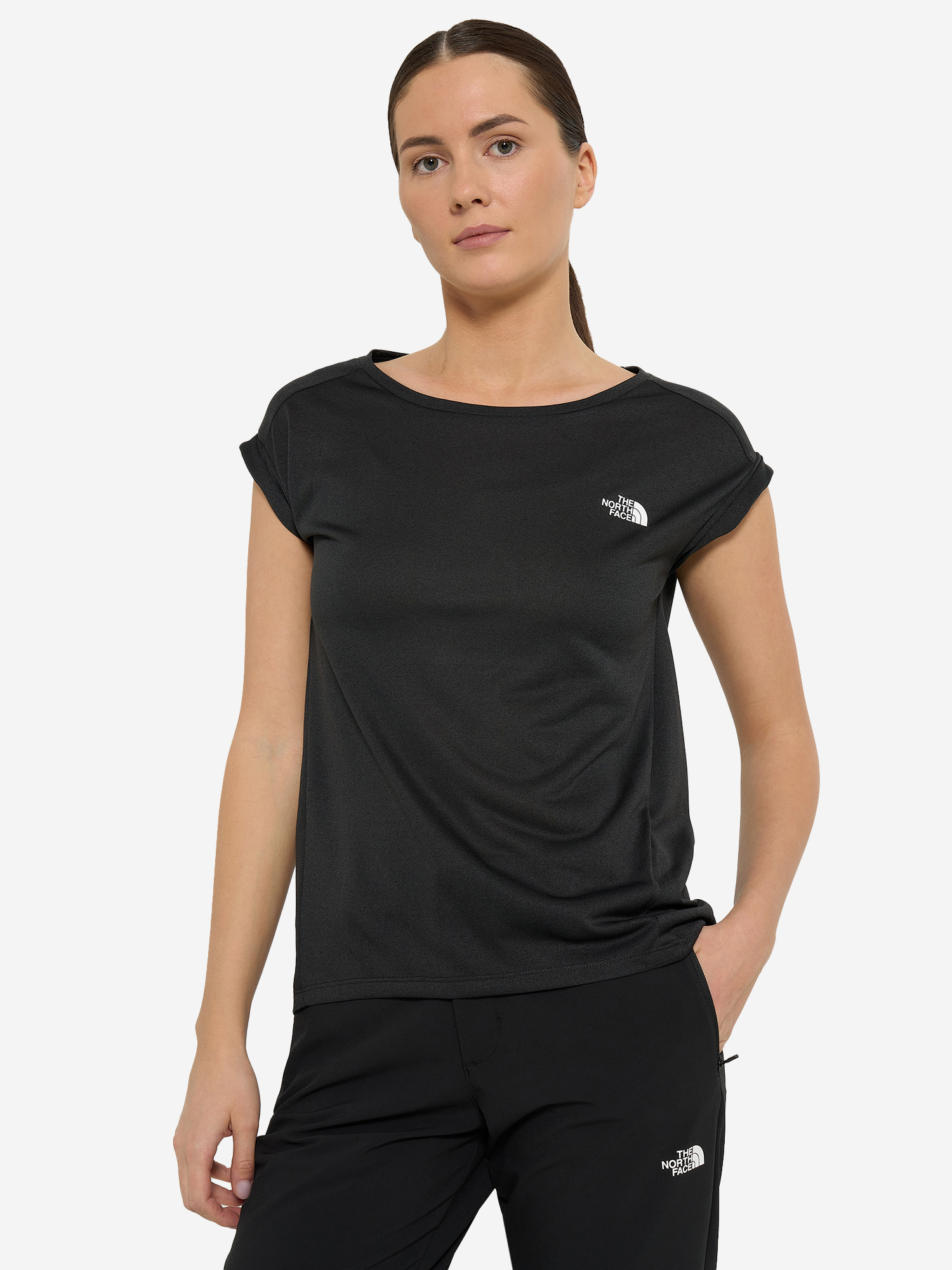 фото Футболка женская the north face tanken, черный