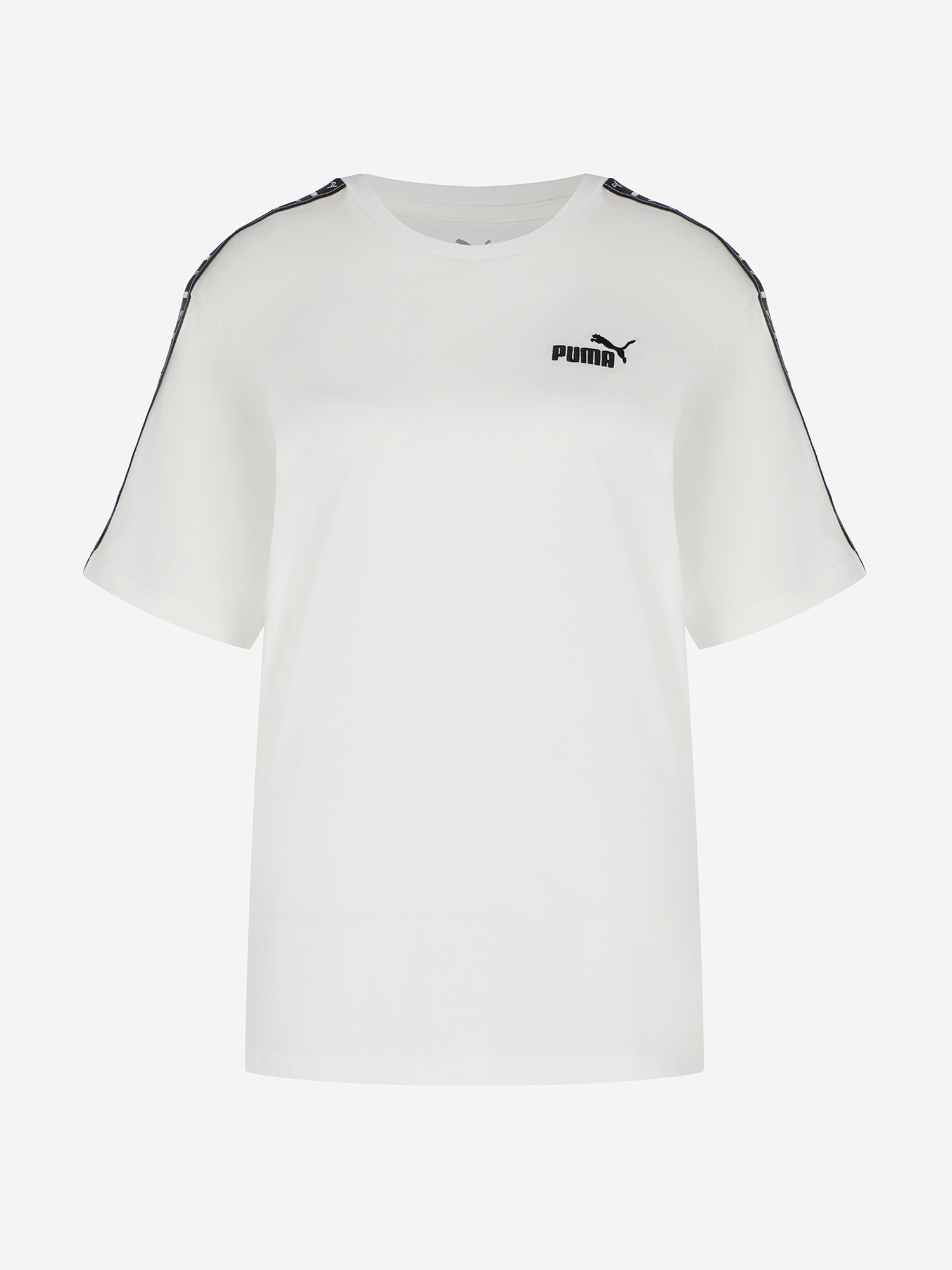 фото Футболка женская puma ess tape relaxed, белый