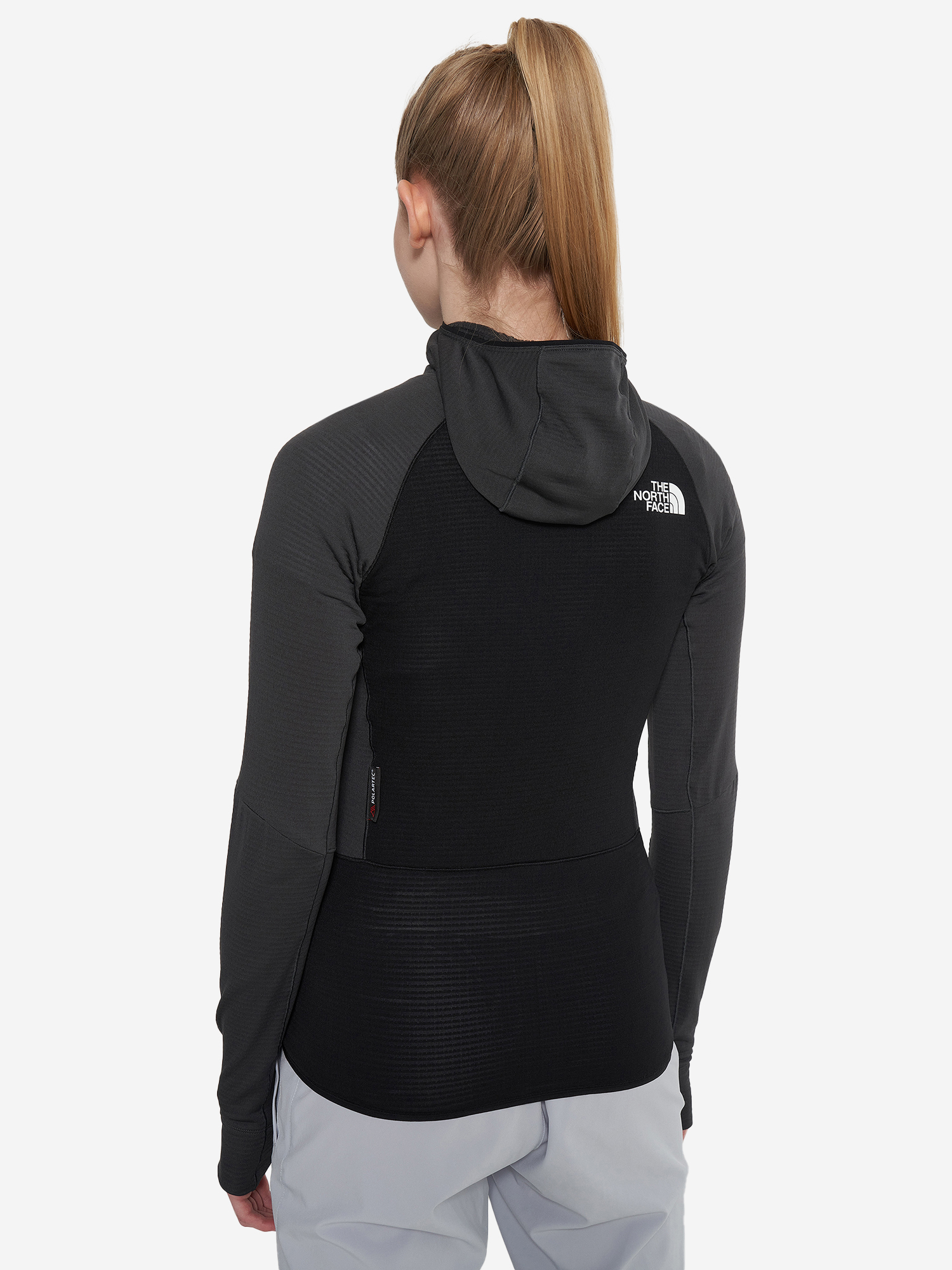 фото Толстовка женская the north face bolt polartec, серый
