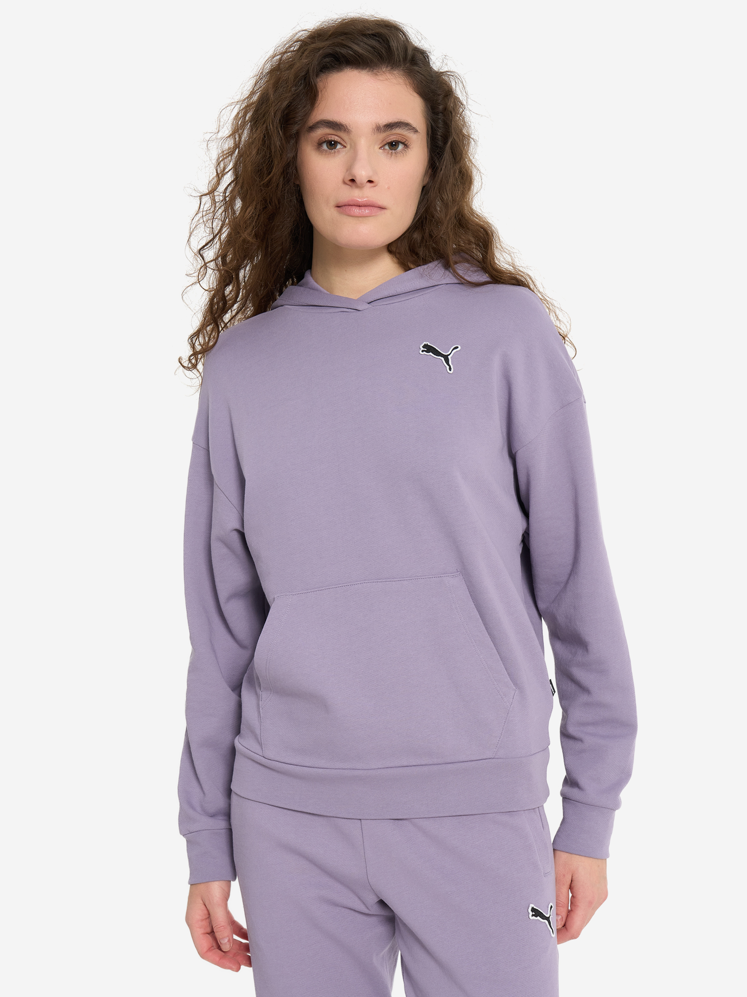 фото Худи женское puma essentials, фиолетовый