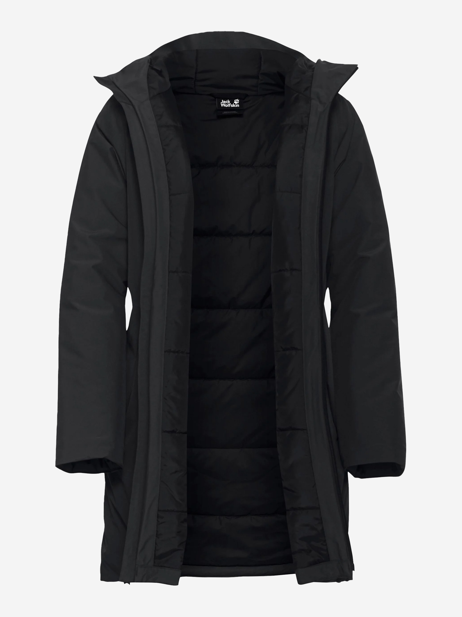 фото Куртка утепленная женская jack wolfskin frost haven, черный