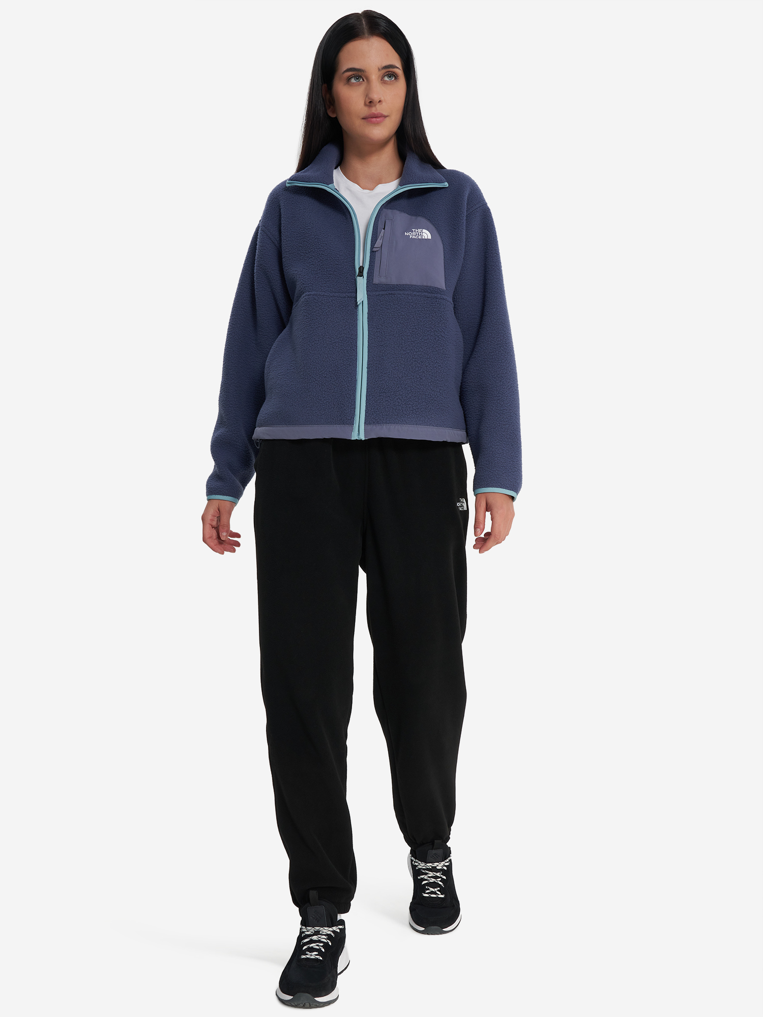 фото Толстовка женская the north face yumiori, синий