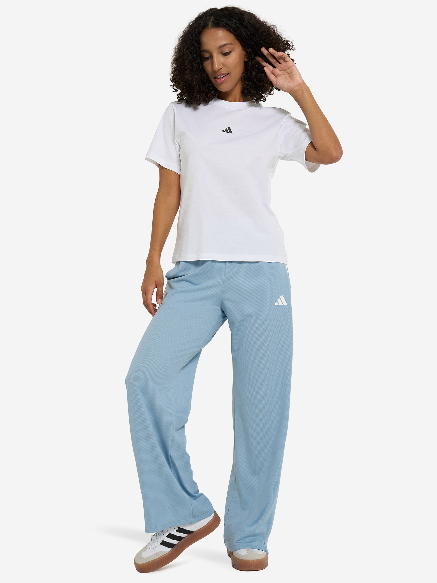 фото Футболка женская adidas, белый