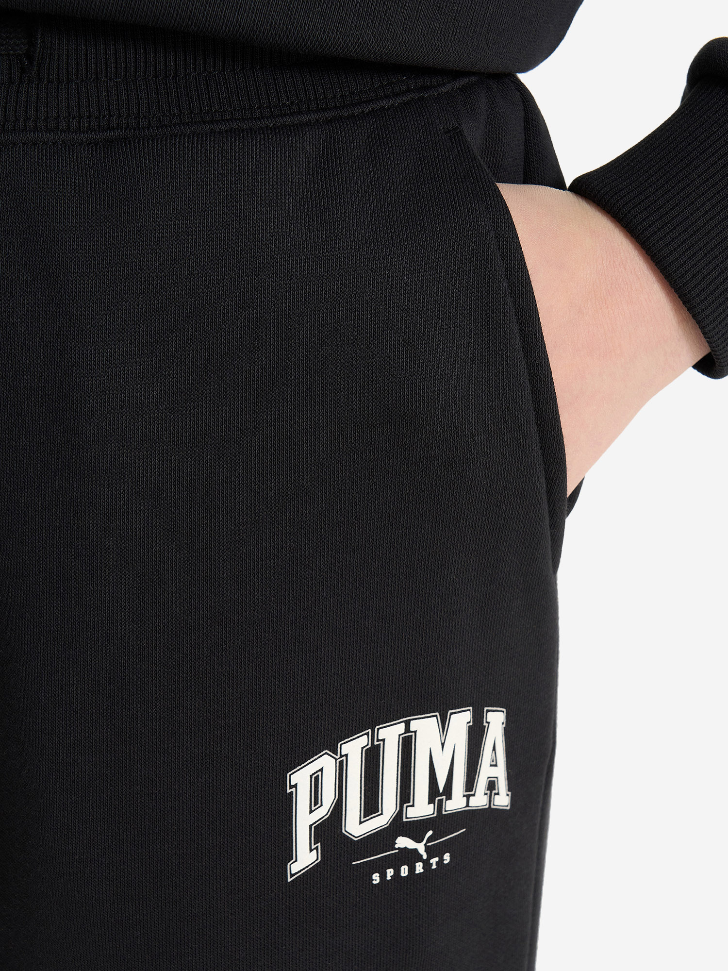 фото Брюки для девочек puma squad, черный