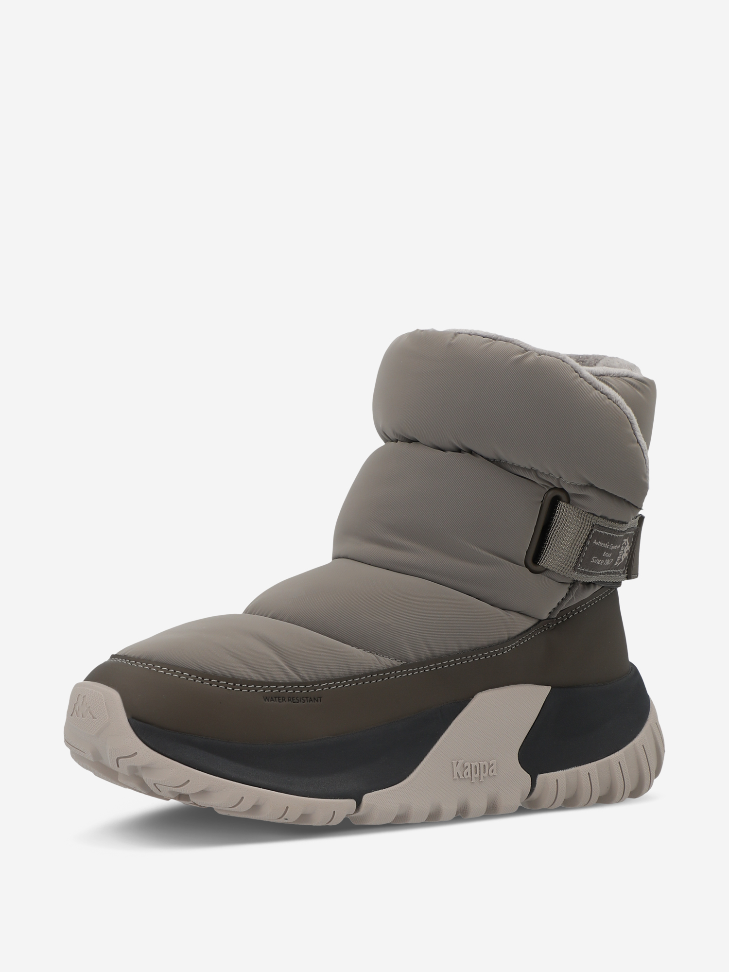 фото Кроссовки утепленные женские kappa giusto mid puffy, серый