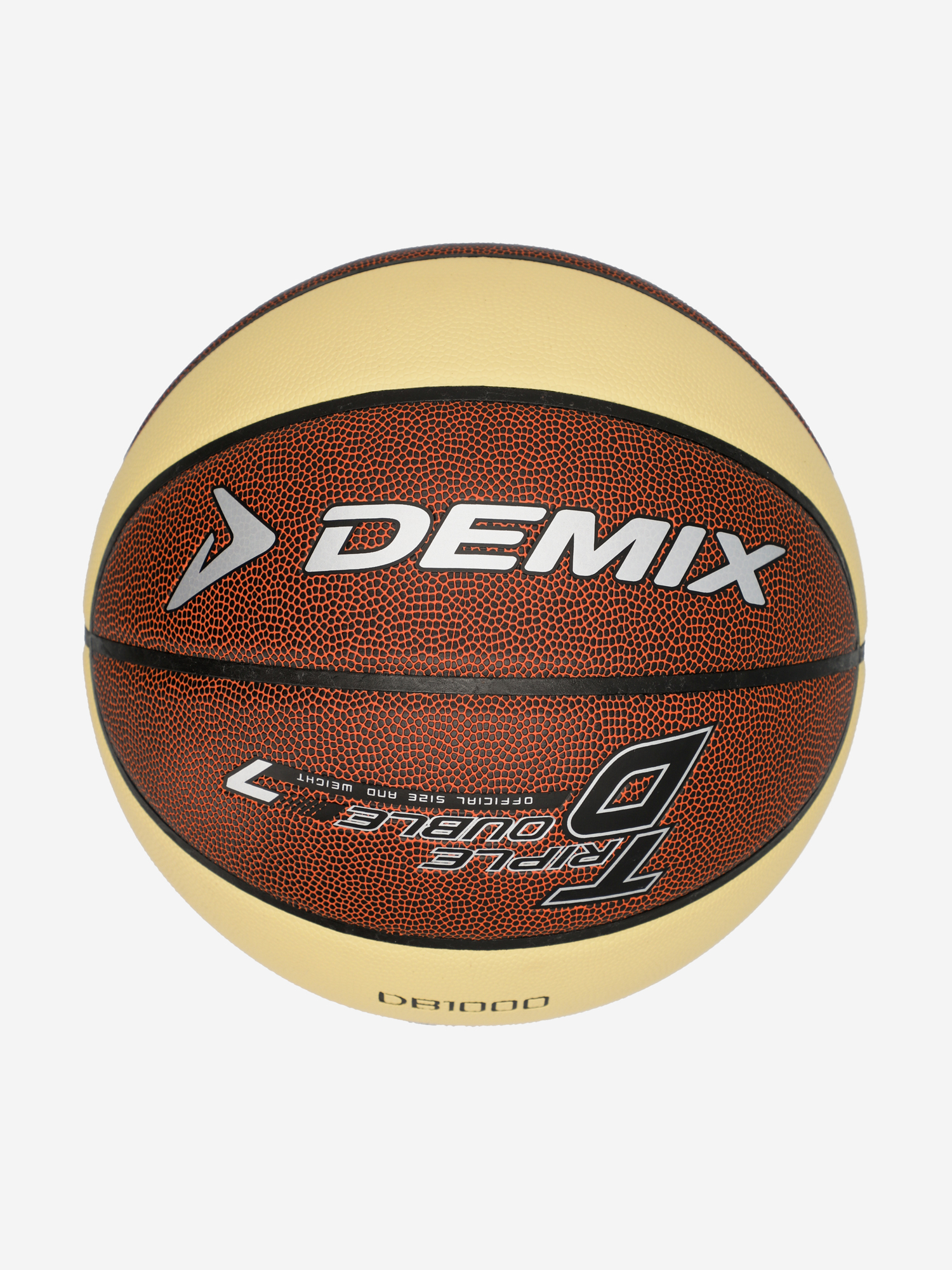 фото Мяч баскетбольный demix triple double 7, коричневый