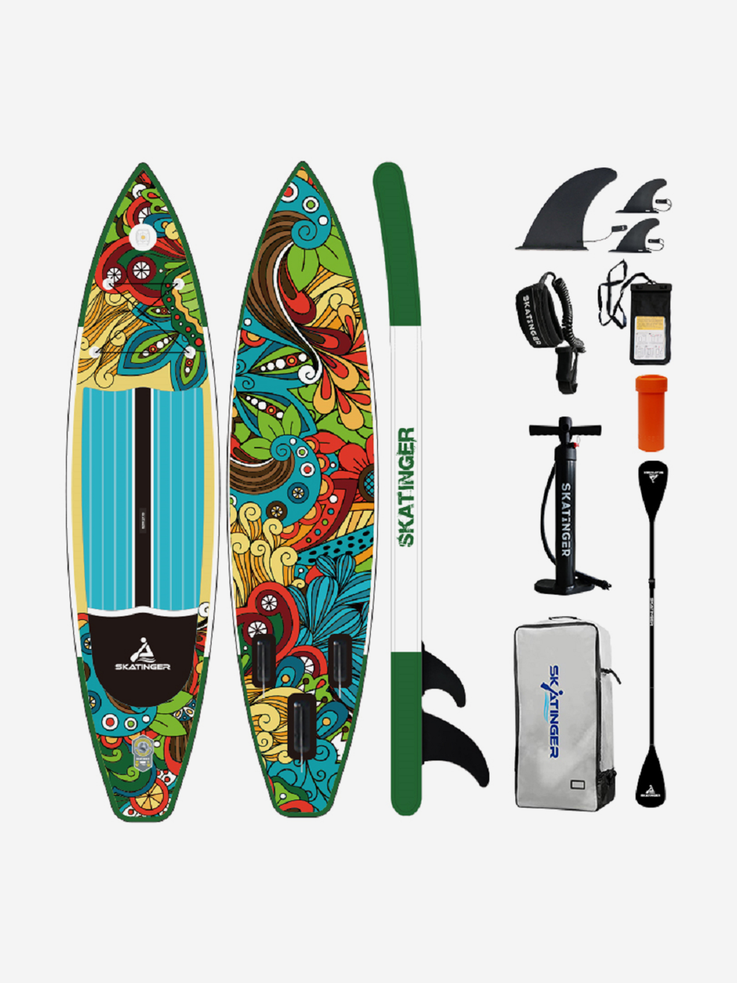 Надувной двухслойный SUP-борд SKATINGER SYLVA, 11'6"x32"x6" 350*81*15 см, сапборд, Голубой
Надувной двухслойный SUP-борд SKATINGER SYLVA, 11'6"x32"x6" 350*81*15 см, сапборд, Голубой