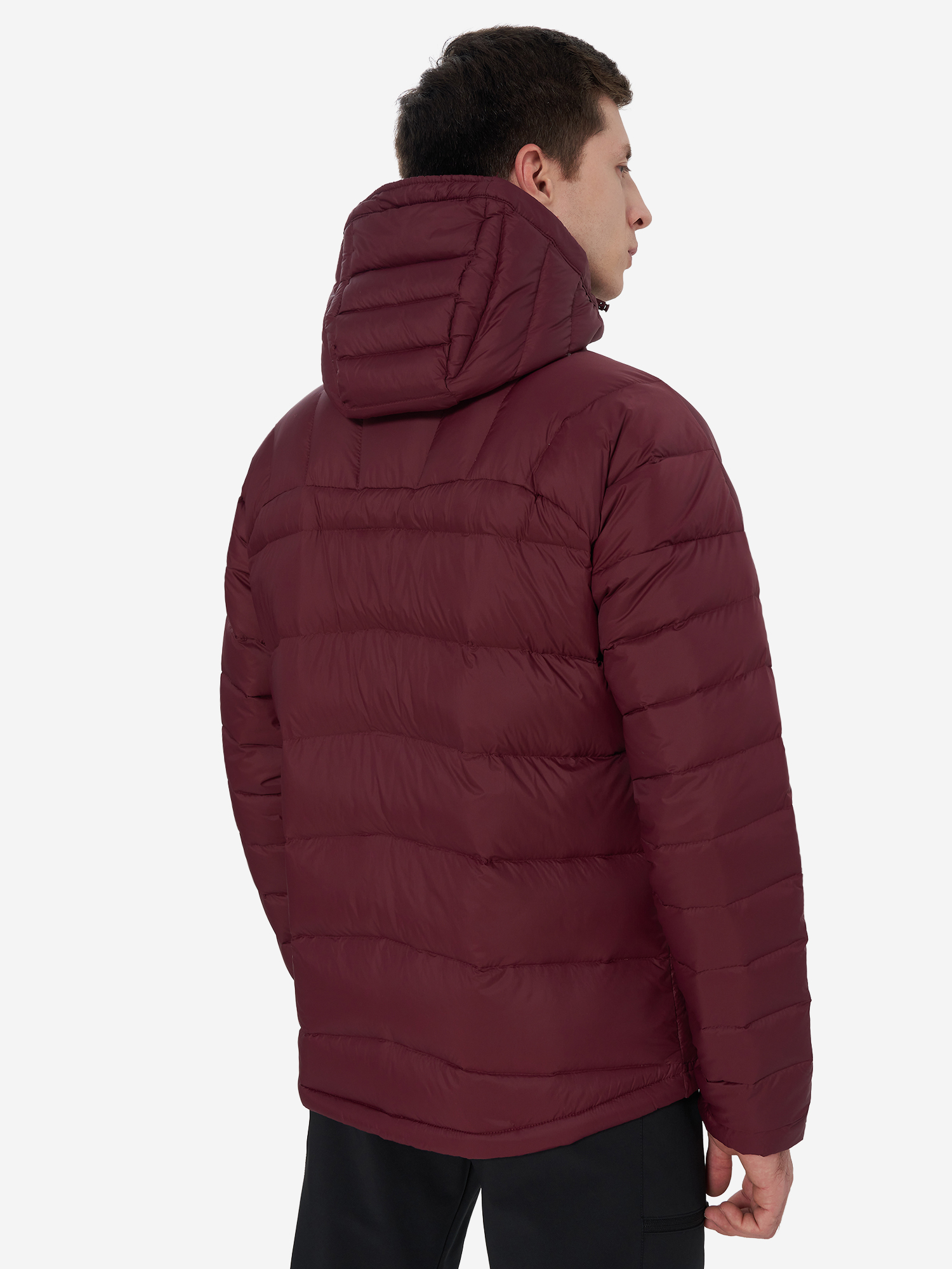 фото Пуховик мужской columbia centennial creek iii down hooded jacket, красный