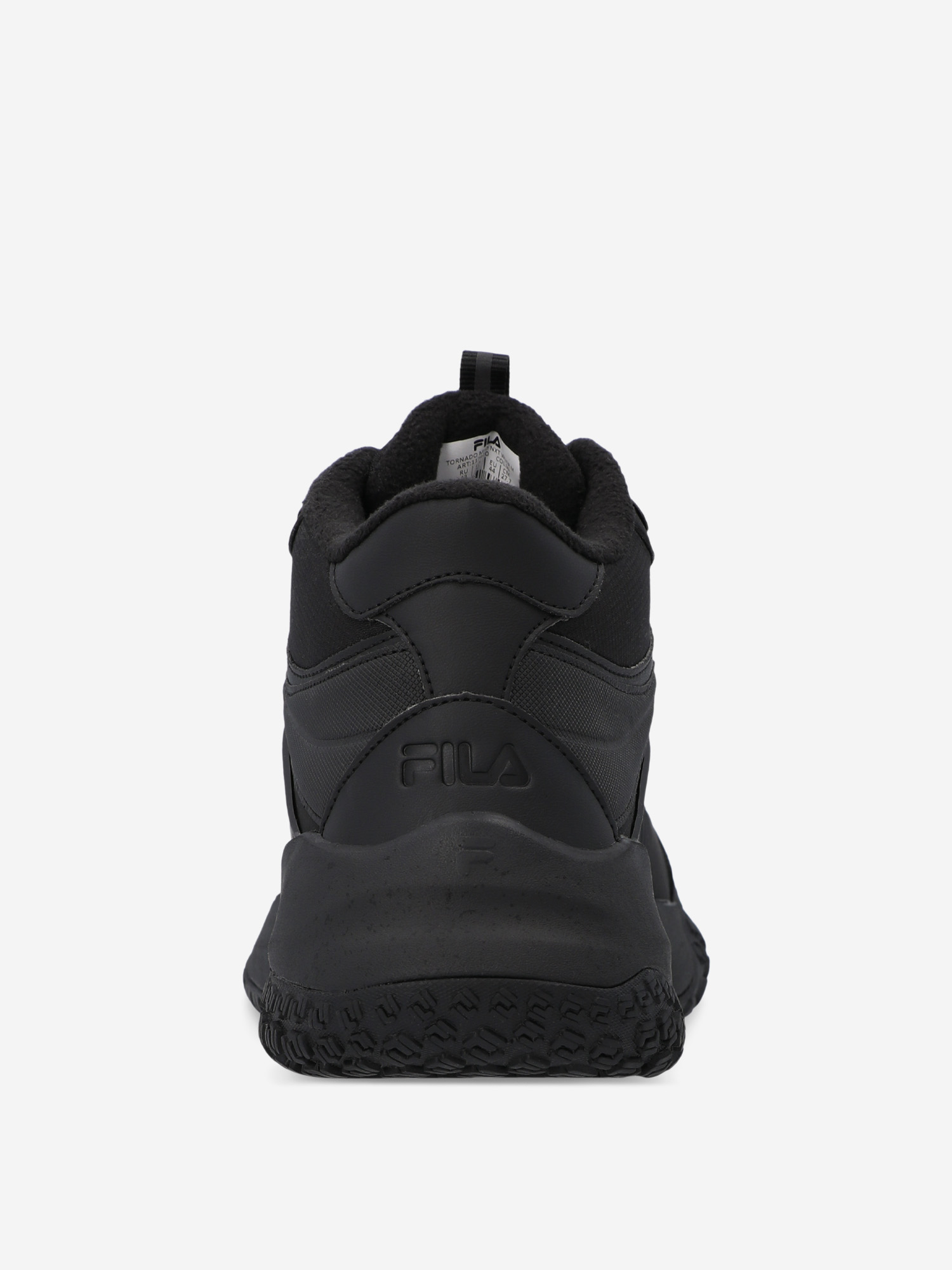 фото Кроссовки утепленные мужские fila tornado mid nxt wntr, черный