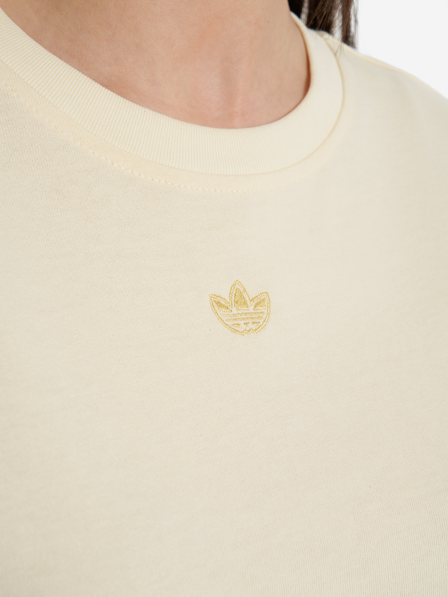 фото Футболка женская adidas graphic, бежевый