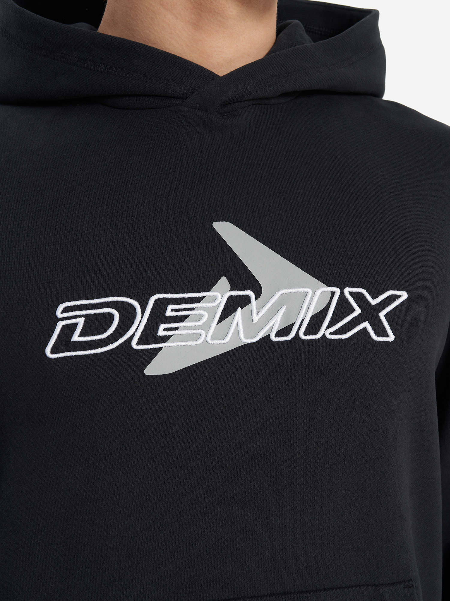 фото Худи мужское demix brand love pack, черный
