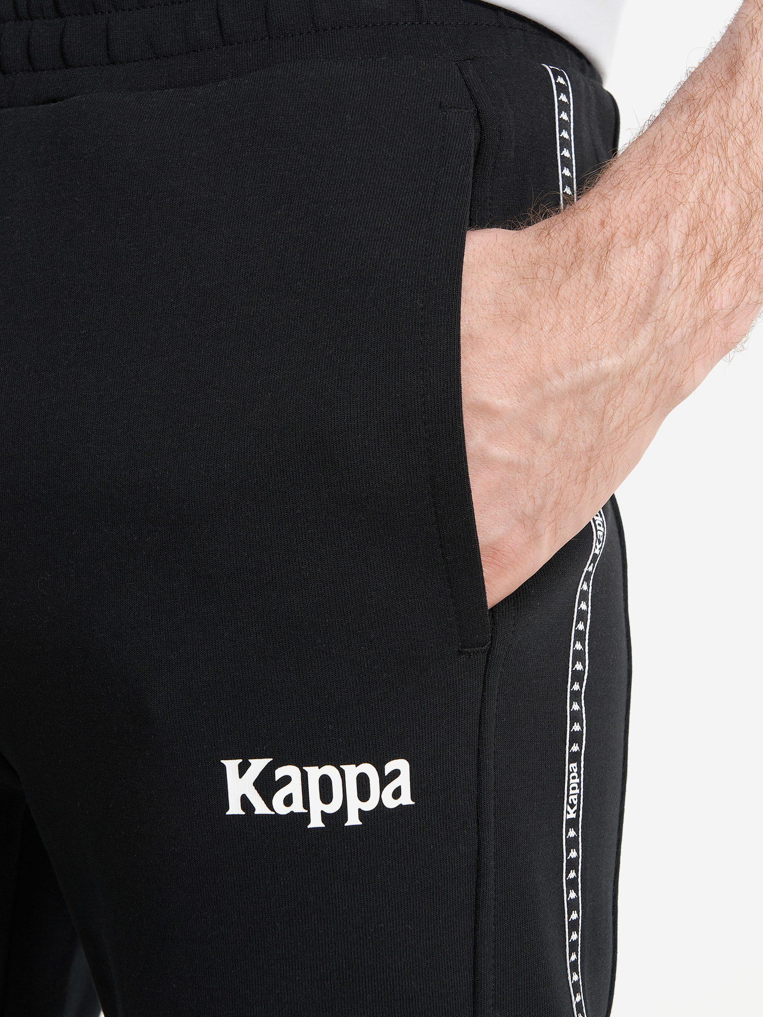 фото Брюки мужские kappa cortile, черный