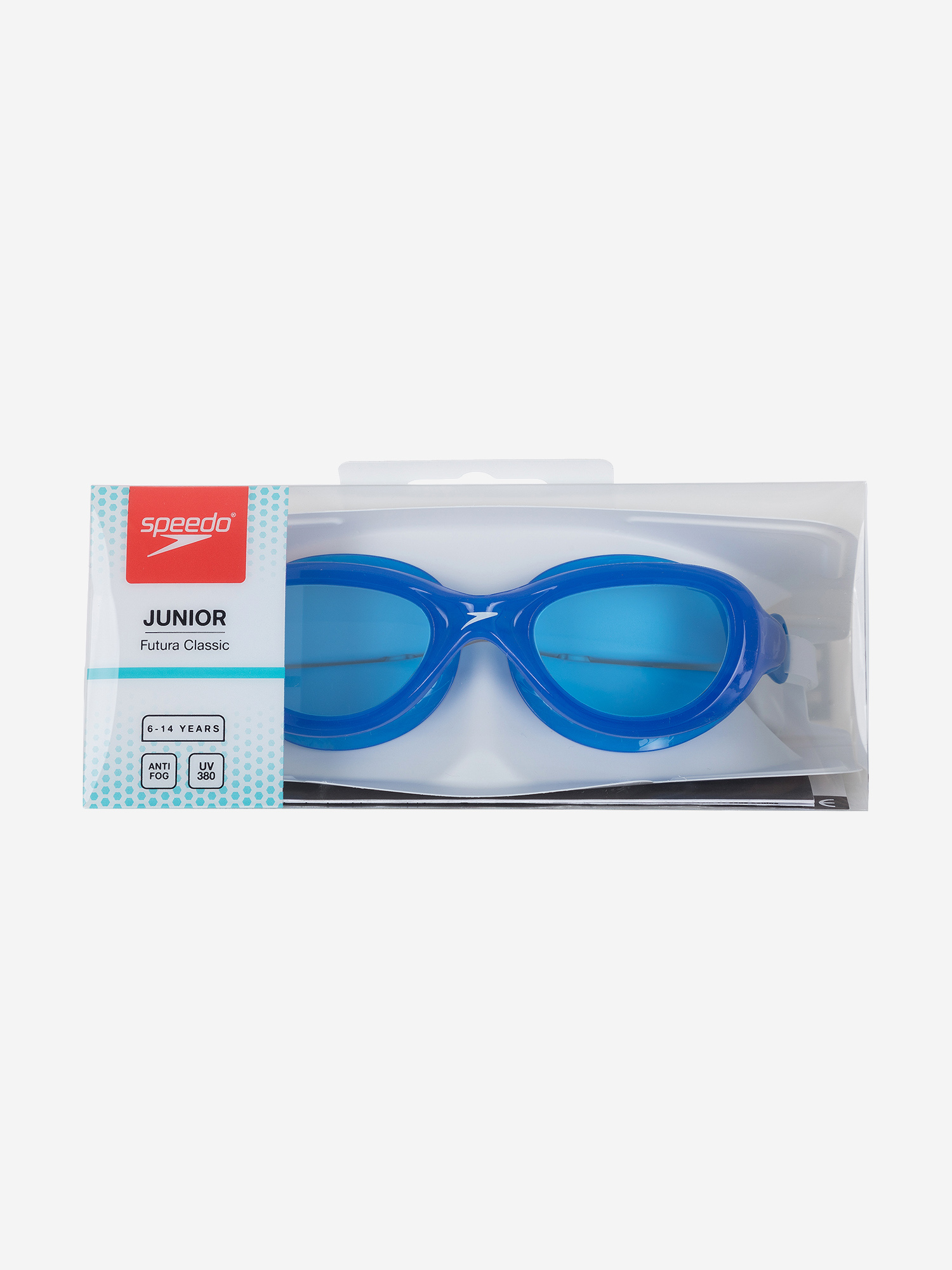 фото Очки для плавания детские speedo futura classic, синий