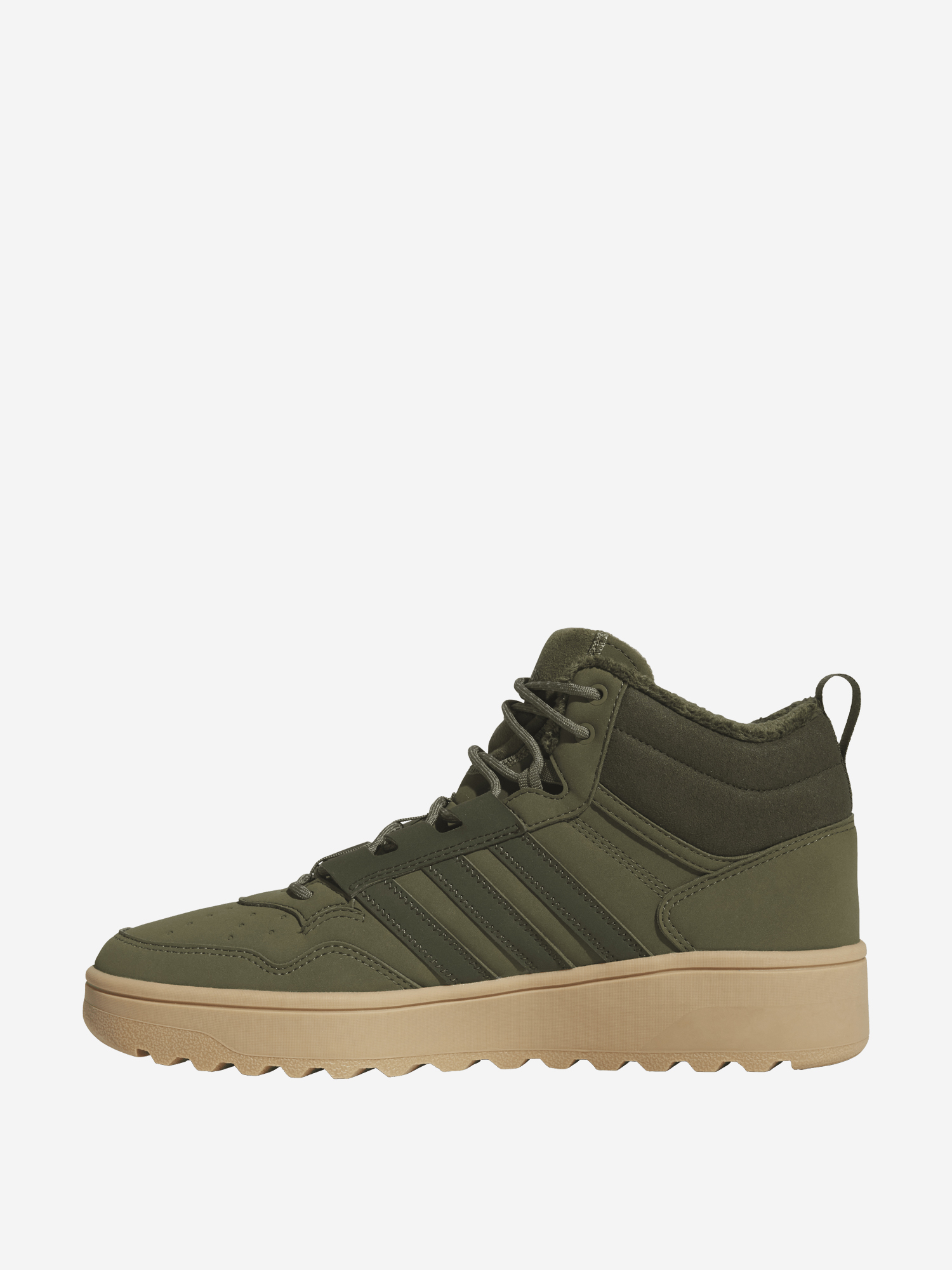 фото Кеды мужские adidas hoops 4.0 mid, коричневый