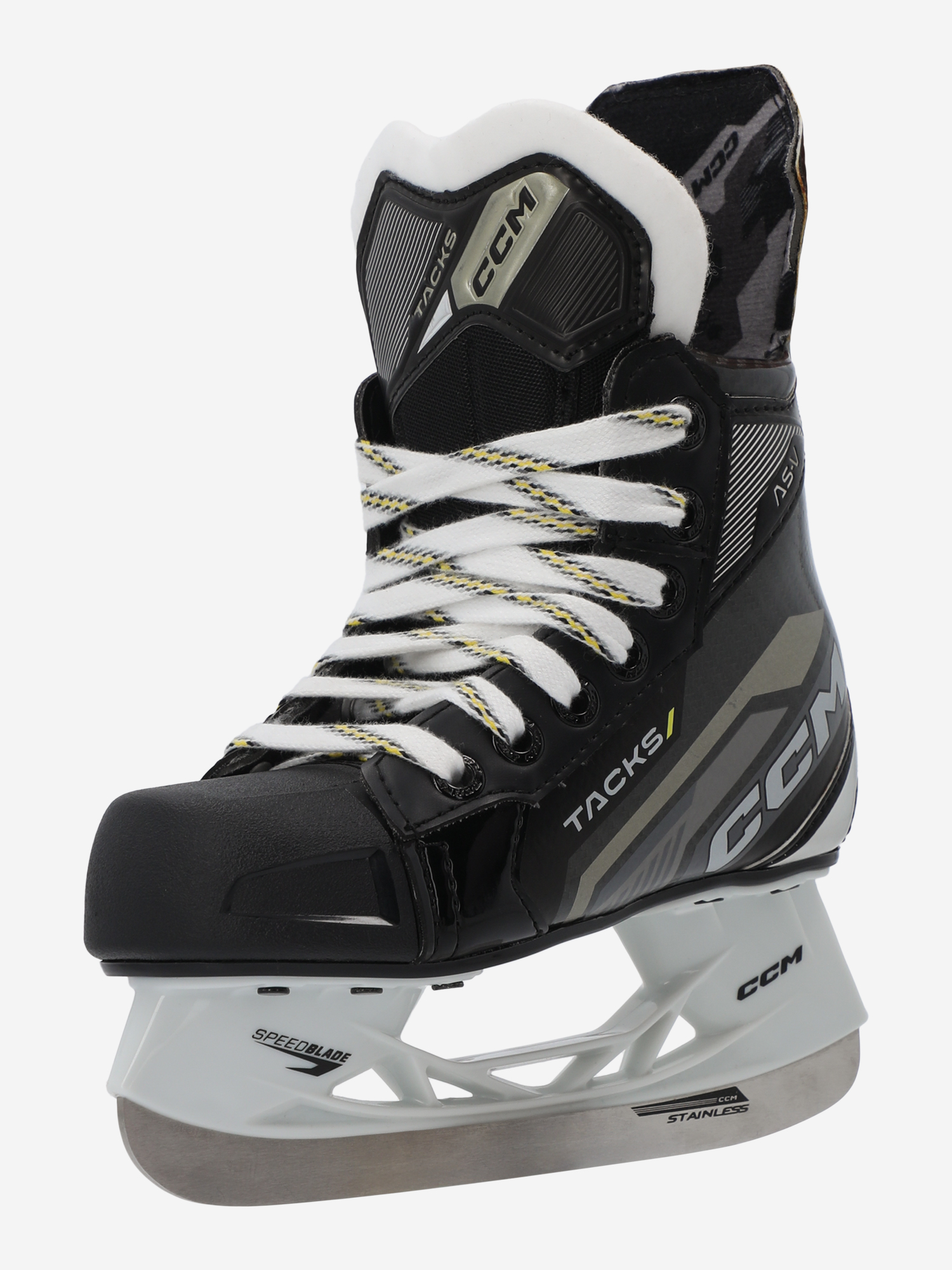 фото Коньки хоккейные детские ccm tacks as-v yth, черный