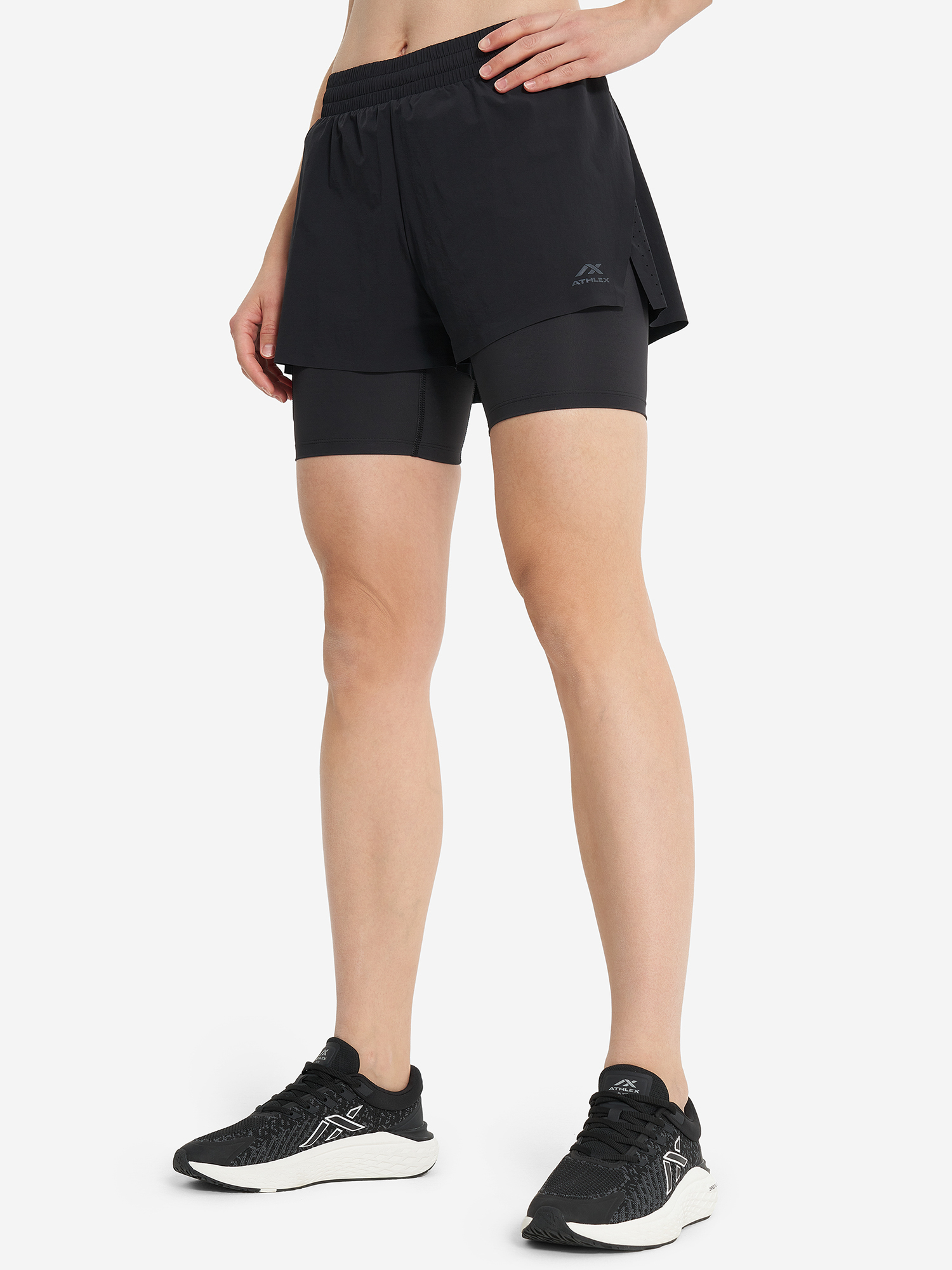 фото Шорты женские athlex, черный