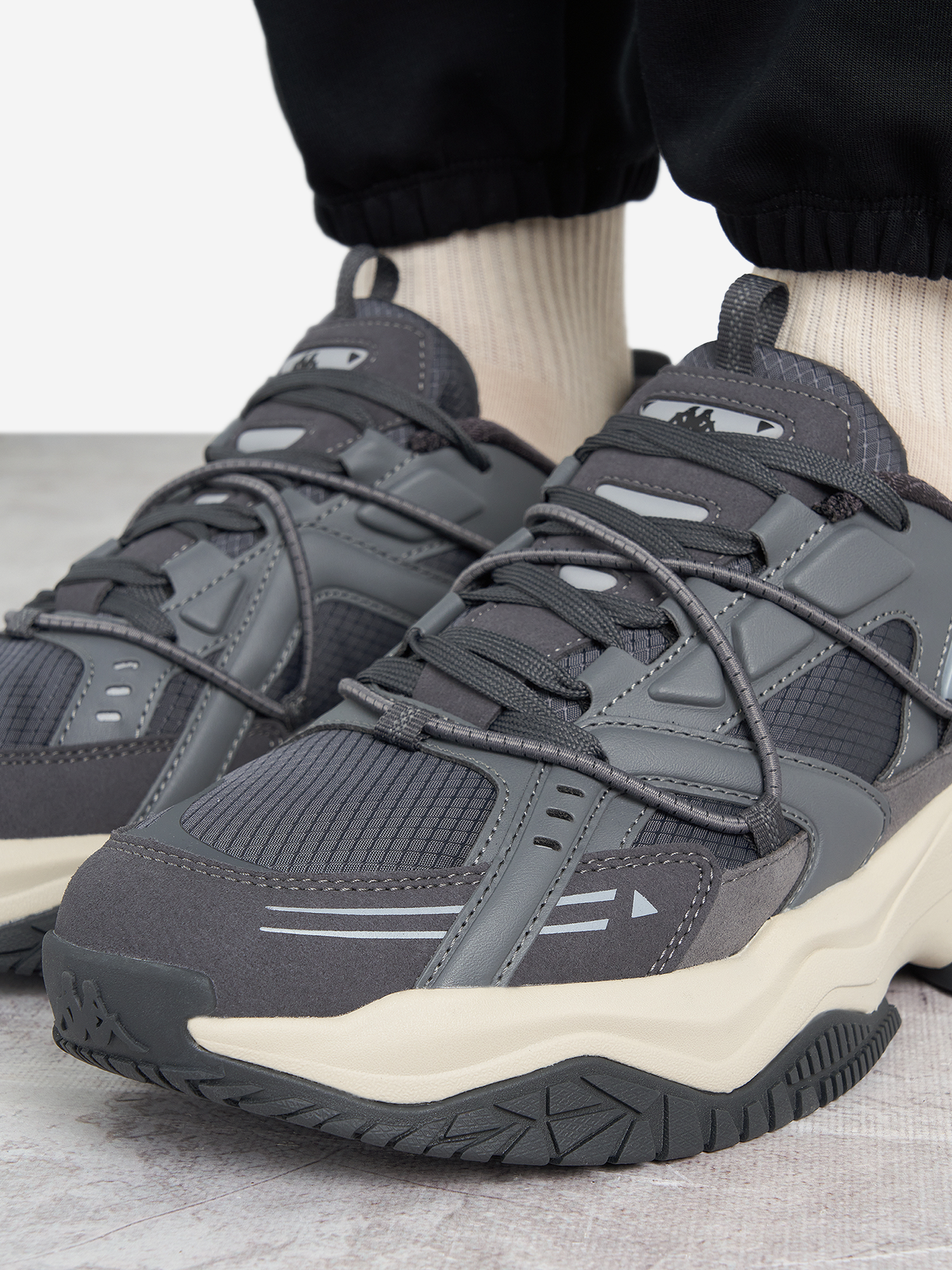 фото Кроссовки мужские kappa novazzo trail ny, серый