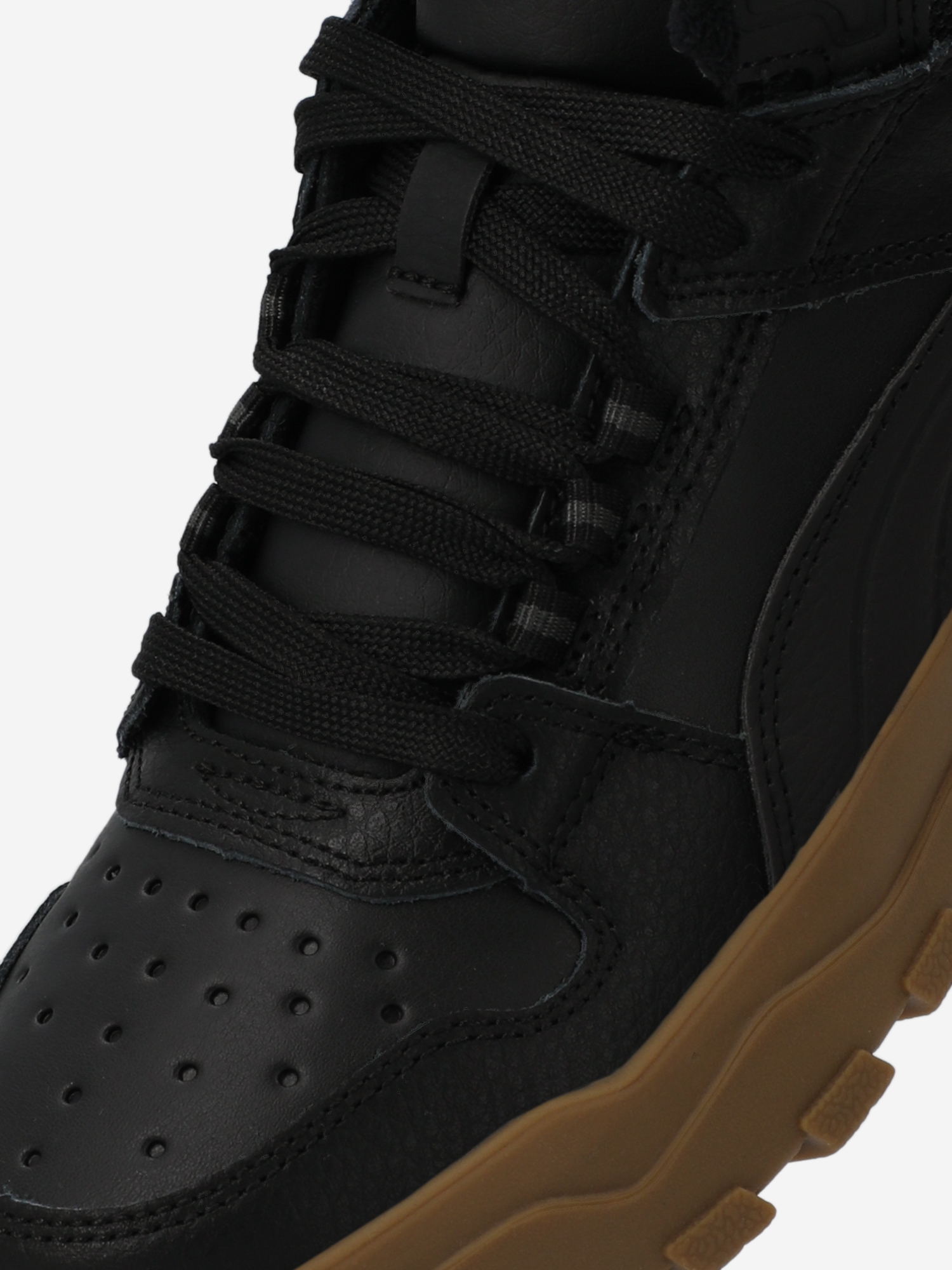 фото Кеды утепленные детские puma rebound abrupt wtr, черный