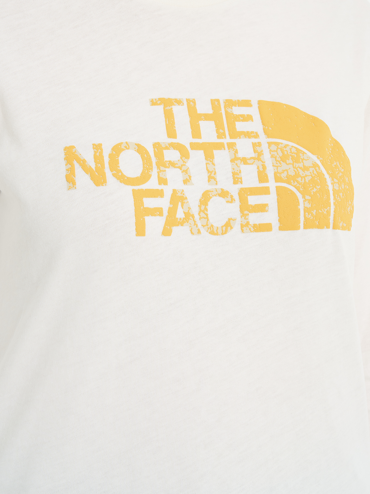 фото Лонгслив женский the north face seasonal logo, бежевый