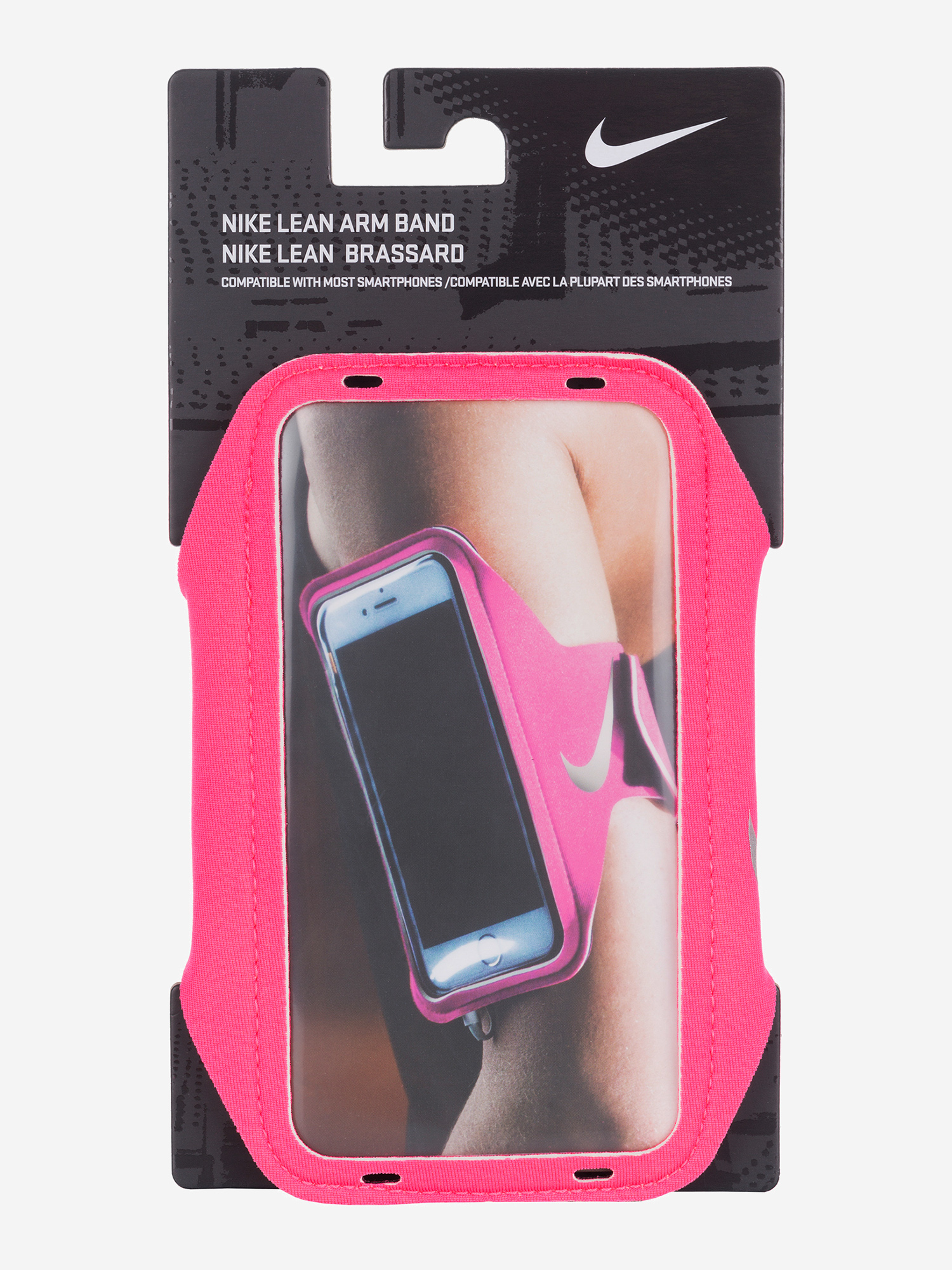 фото Чехол на руку для смартфона женский nike, розовый