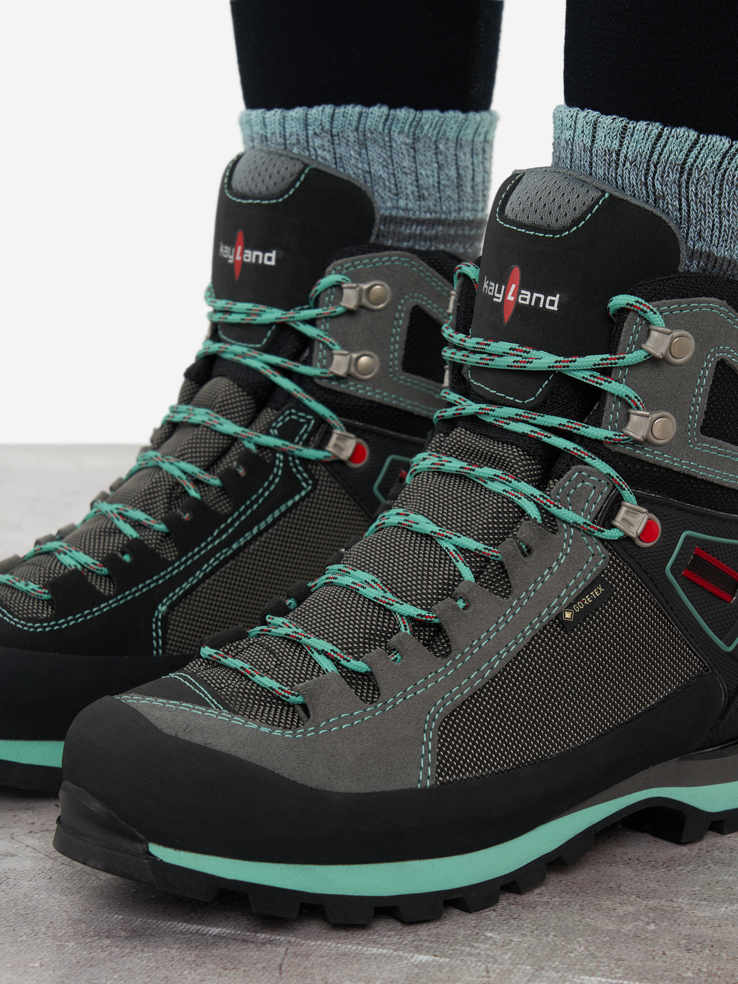 фото Ботинки женские kayland cross mountain gtx, серый