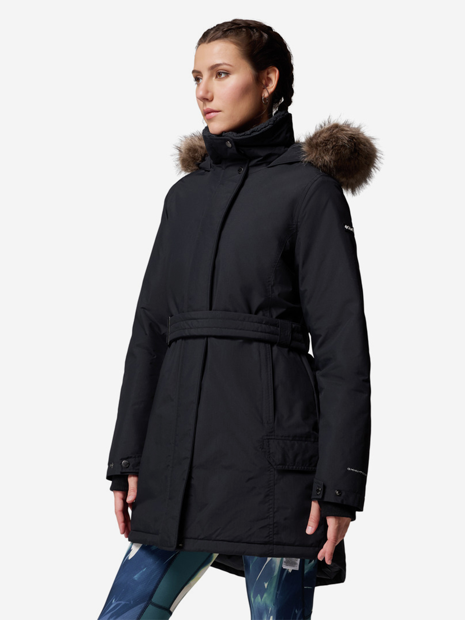 фото Парка женская columbia icelandite ii parka, черный