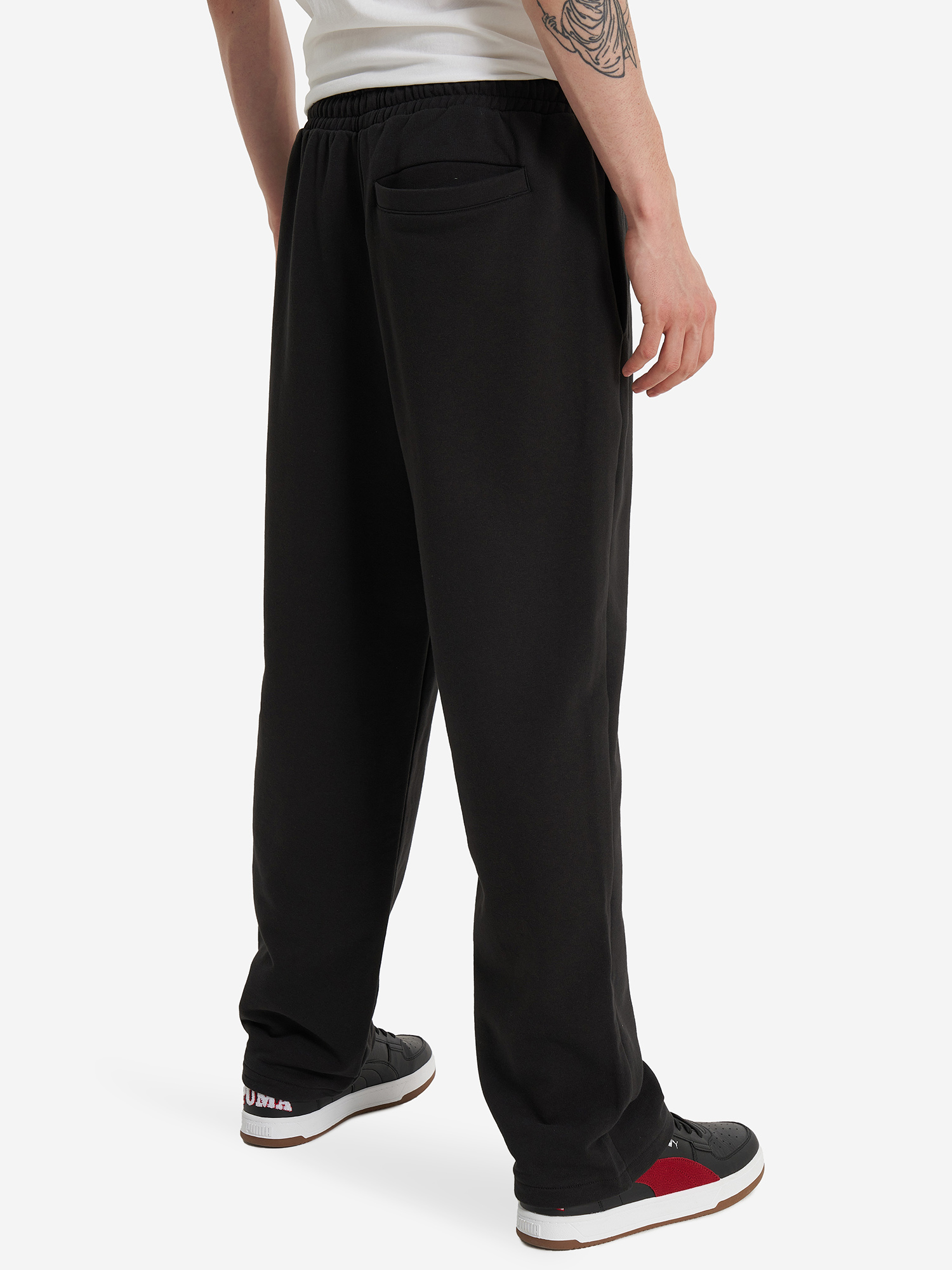 фото Брюки мужские puma wardrobe ess, черный