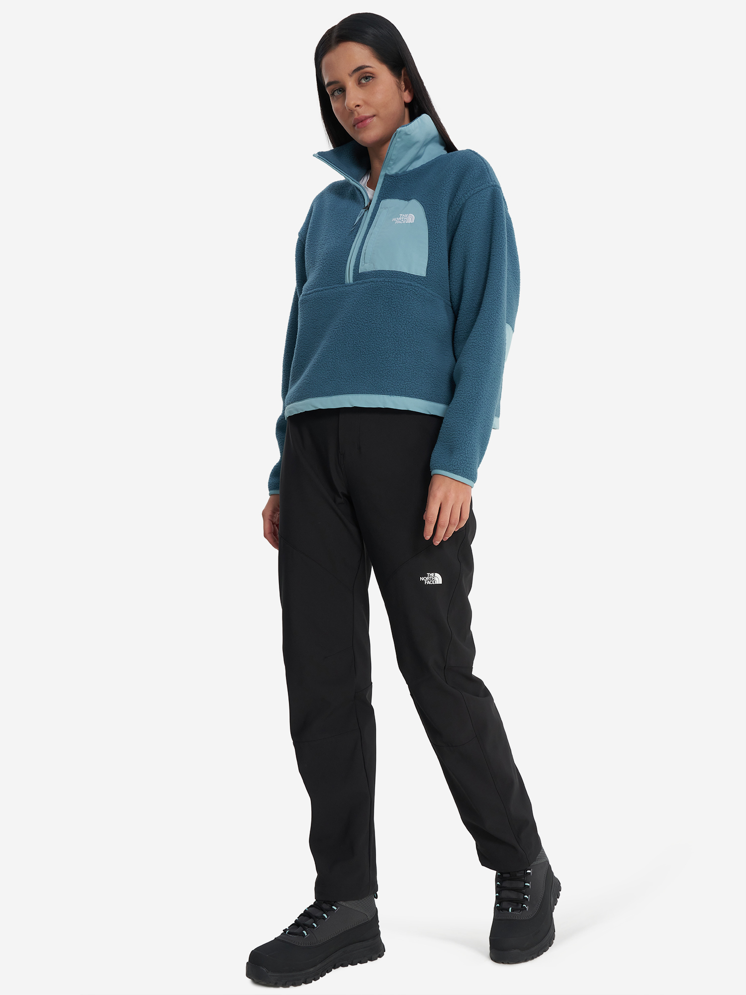 фото Толстовка женская the north face yumiori off peak, синий