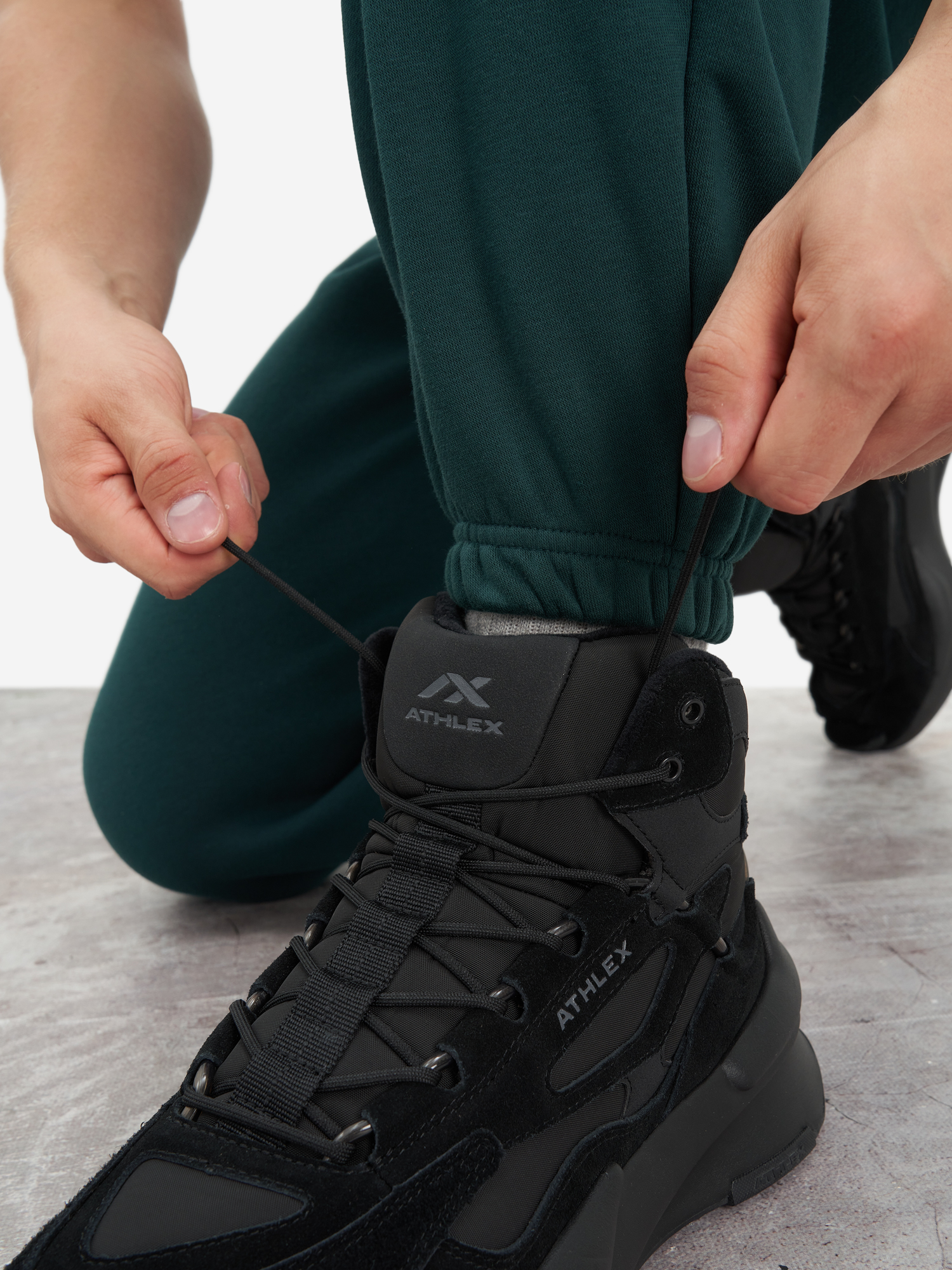 фото Ботинки утепленные мужские athlex fuse mid, черный