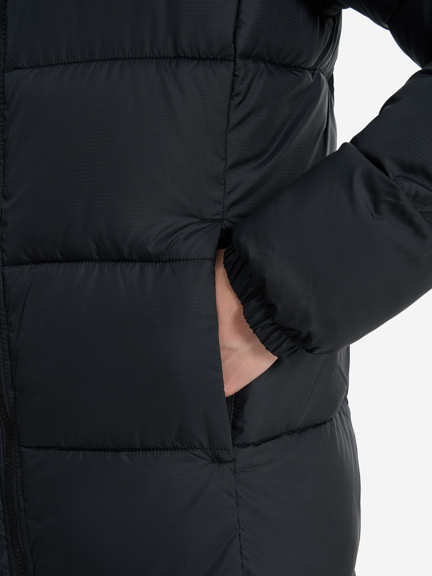 фото Пальто утепленное женское columbia puffect ii long jacket, черный