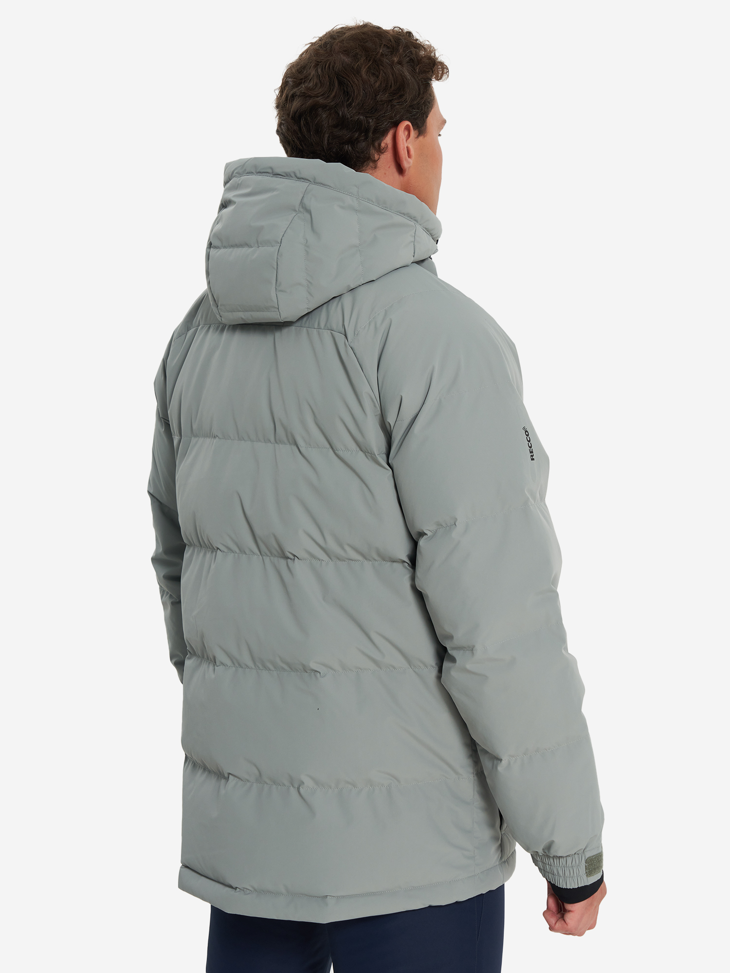 фото Пуховик мужской mountain hardwear first tracks, серый