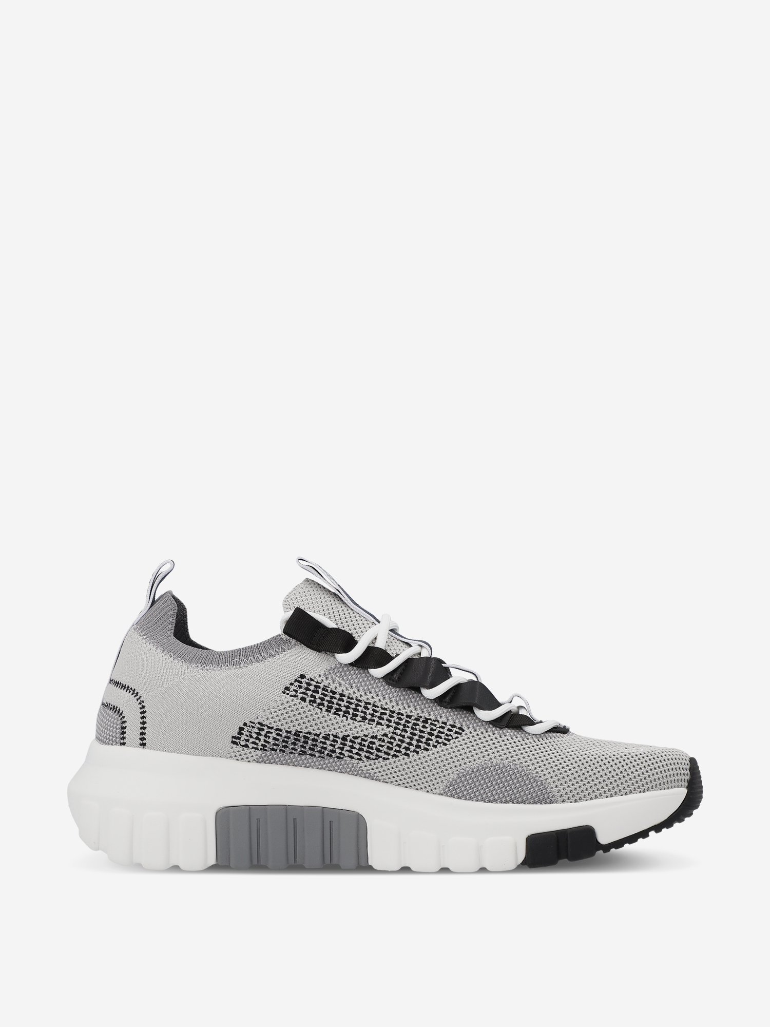 фото Кроссовки мужские fila chrome 3.0 knit, серый