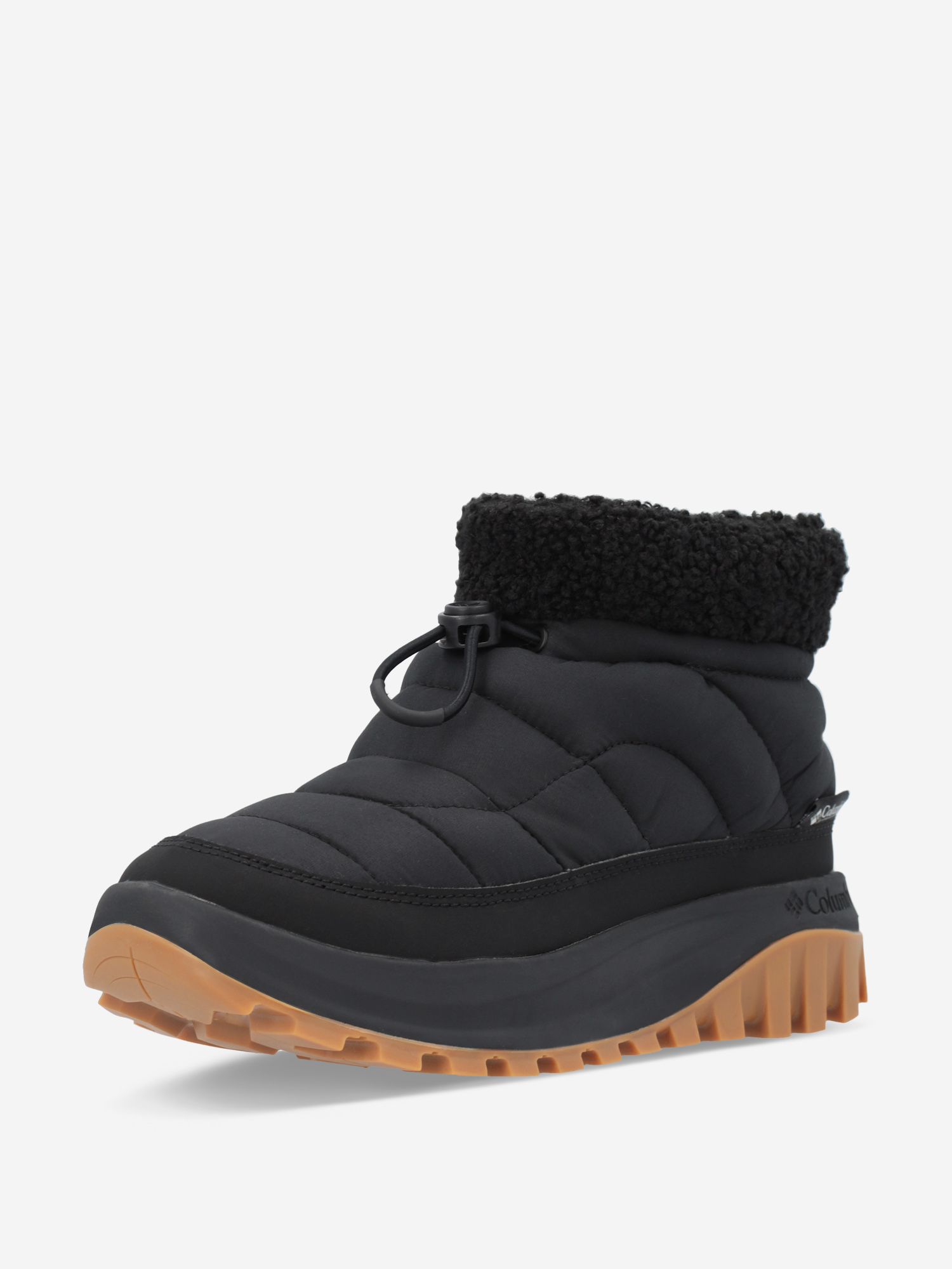 фото Сапоги утепленные женские columbia snowtrot shorty, черный