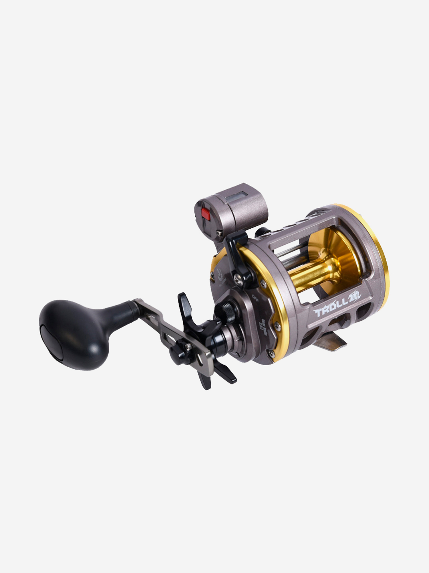 Катушка для рыбалки мультипликаторная Black Side TROLL PRO 300L (лев. рука), передаточное число 3.8:1, Серый
Катушка для рыбалки мультипликаторная Black Side TROLL PRO 300L (лев. рука), передаточное число 3.8:1, Серый