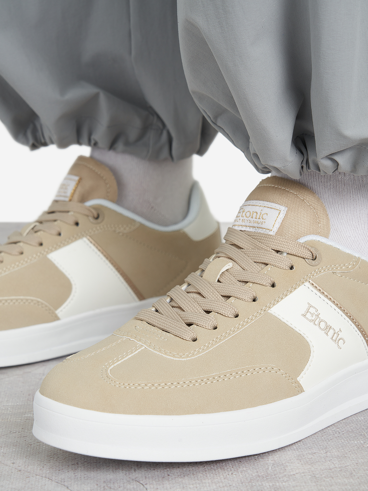 фото Кеды женские etonic valzer, бежевый