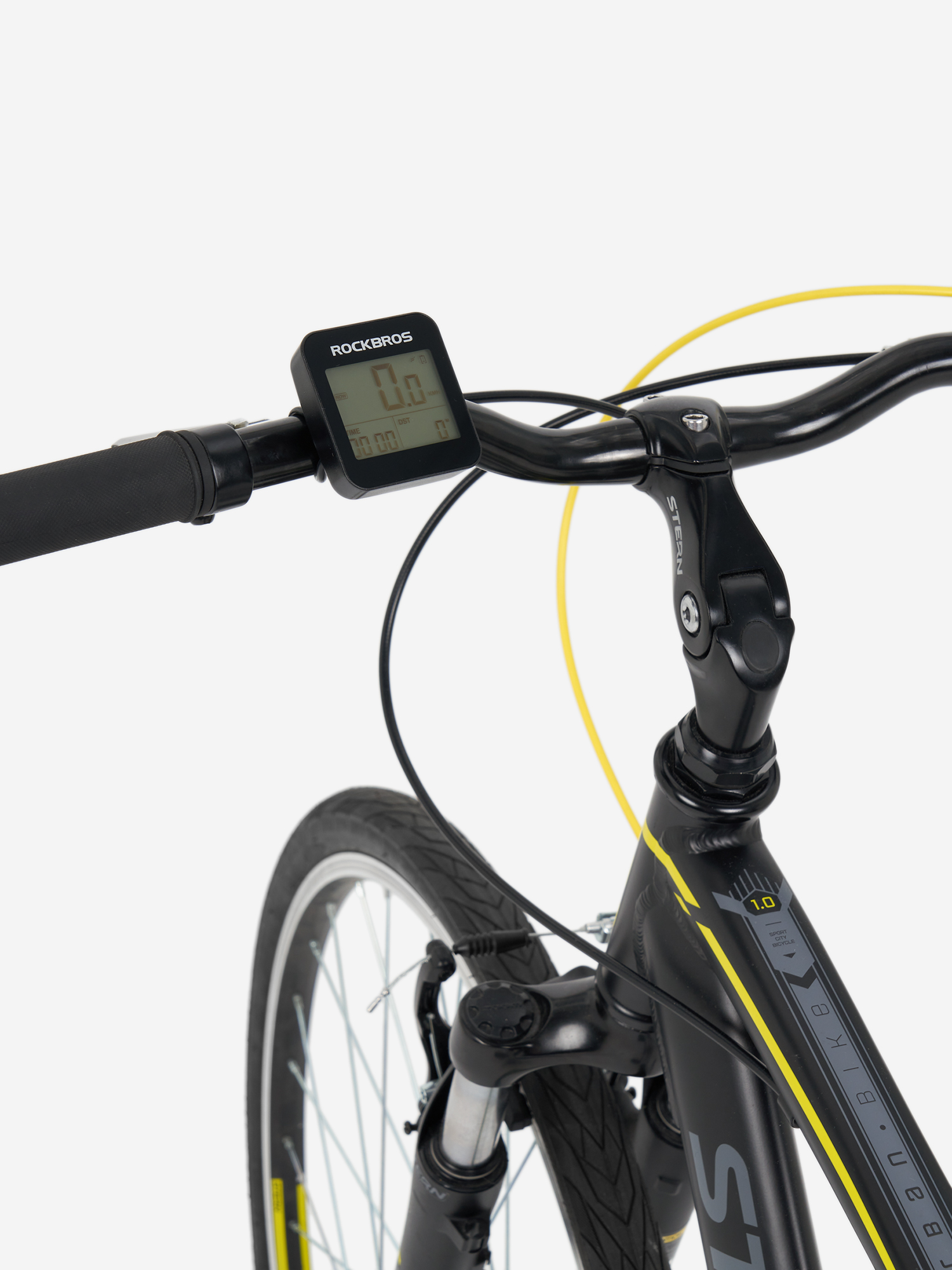 фото Велосипедный компьютер rockbros g1 smart gps, черный