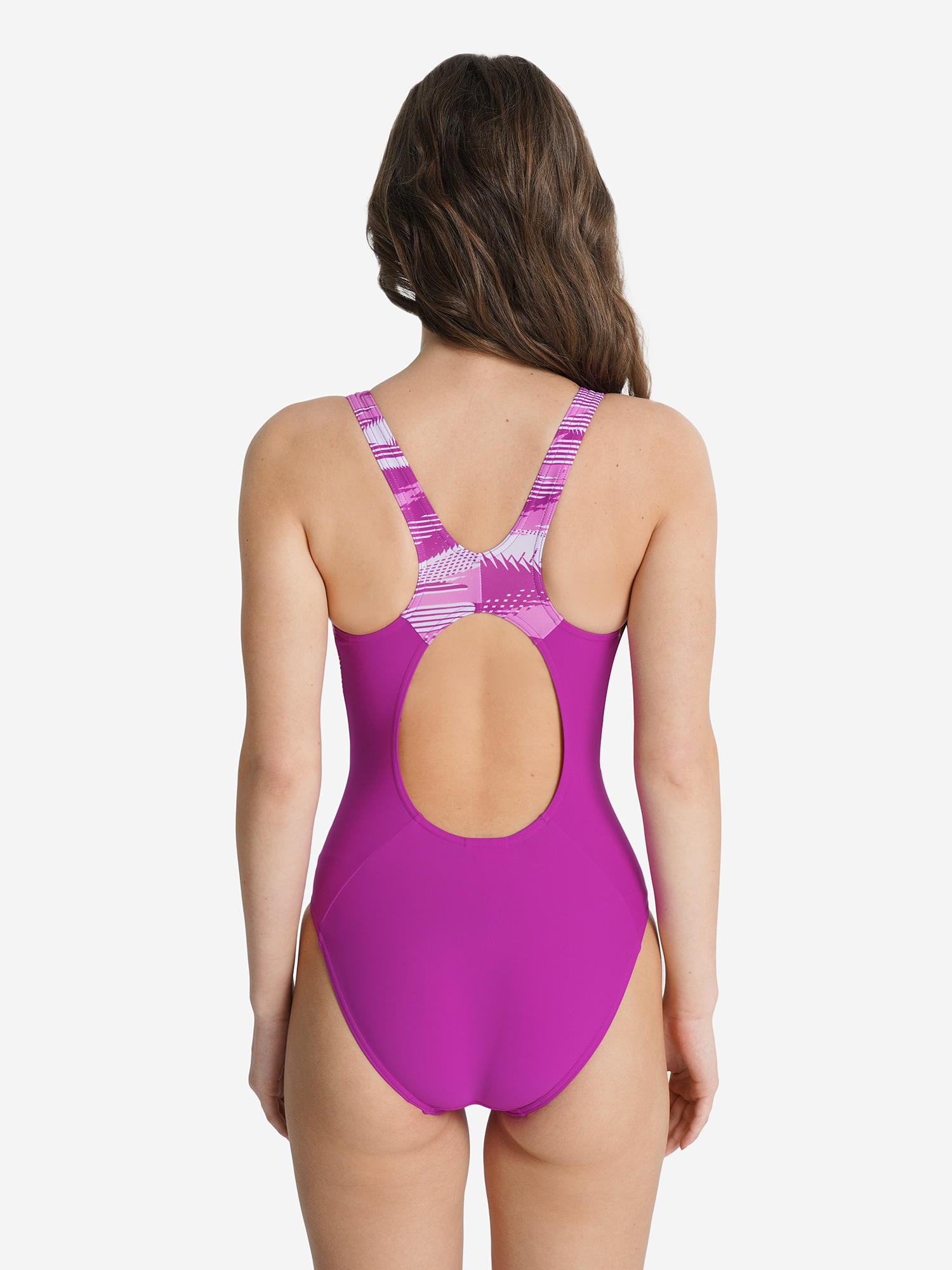 фото Купальник слитный для девочек speedo hyperboom, розовый