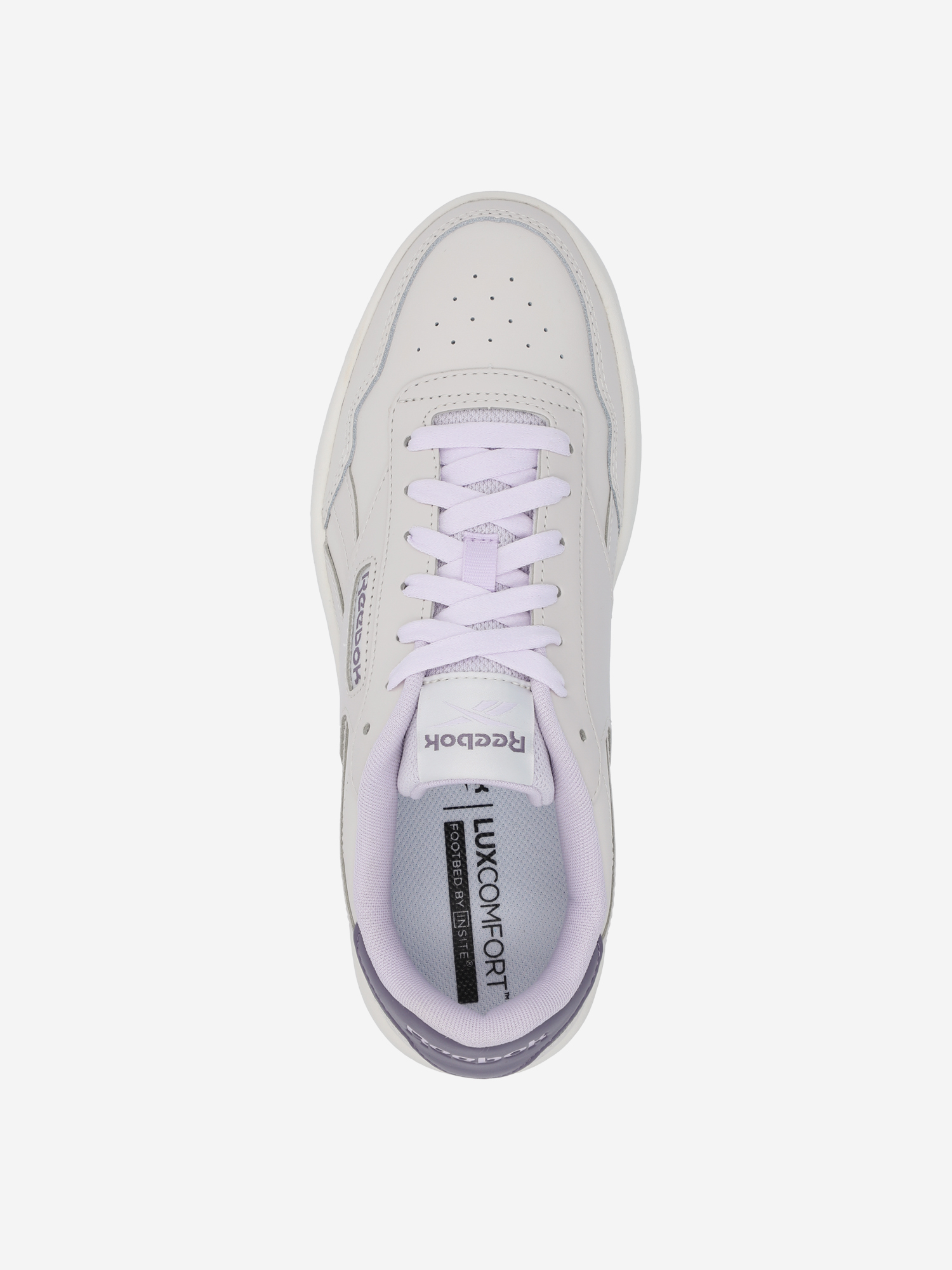 фото Кеды женские reebok court advance, бежевый