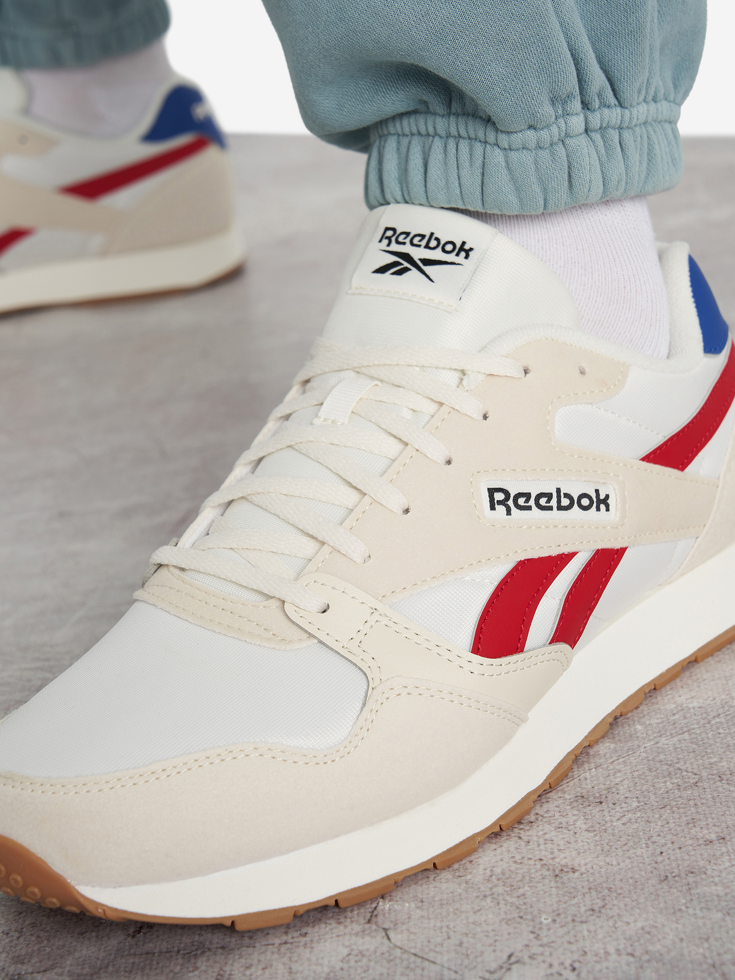 фото Кроссовки мужские reebok ultra flash, бежевый
