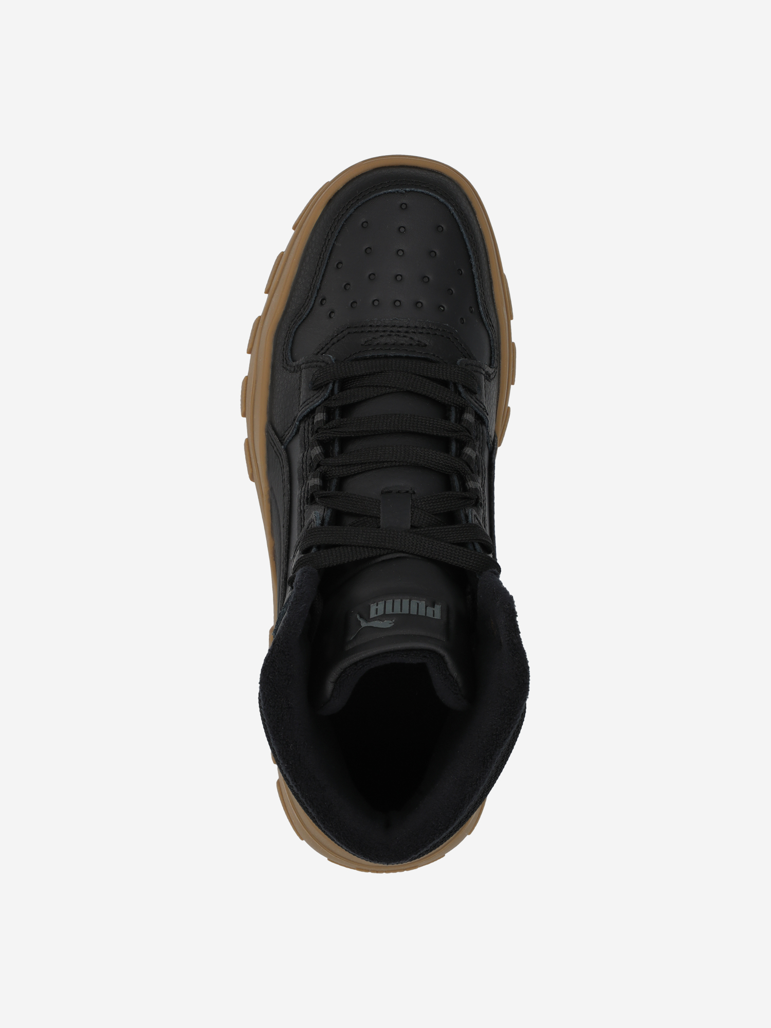 фото Кеды утепленные детские puma rebound abrupt wtr, черный