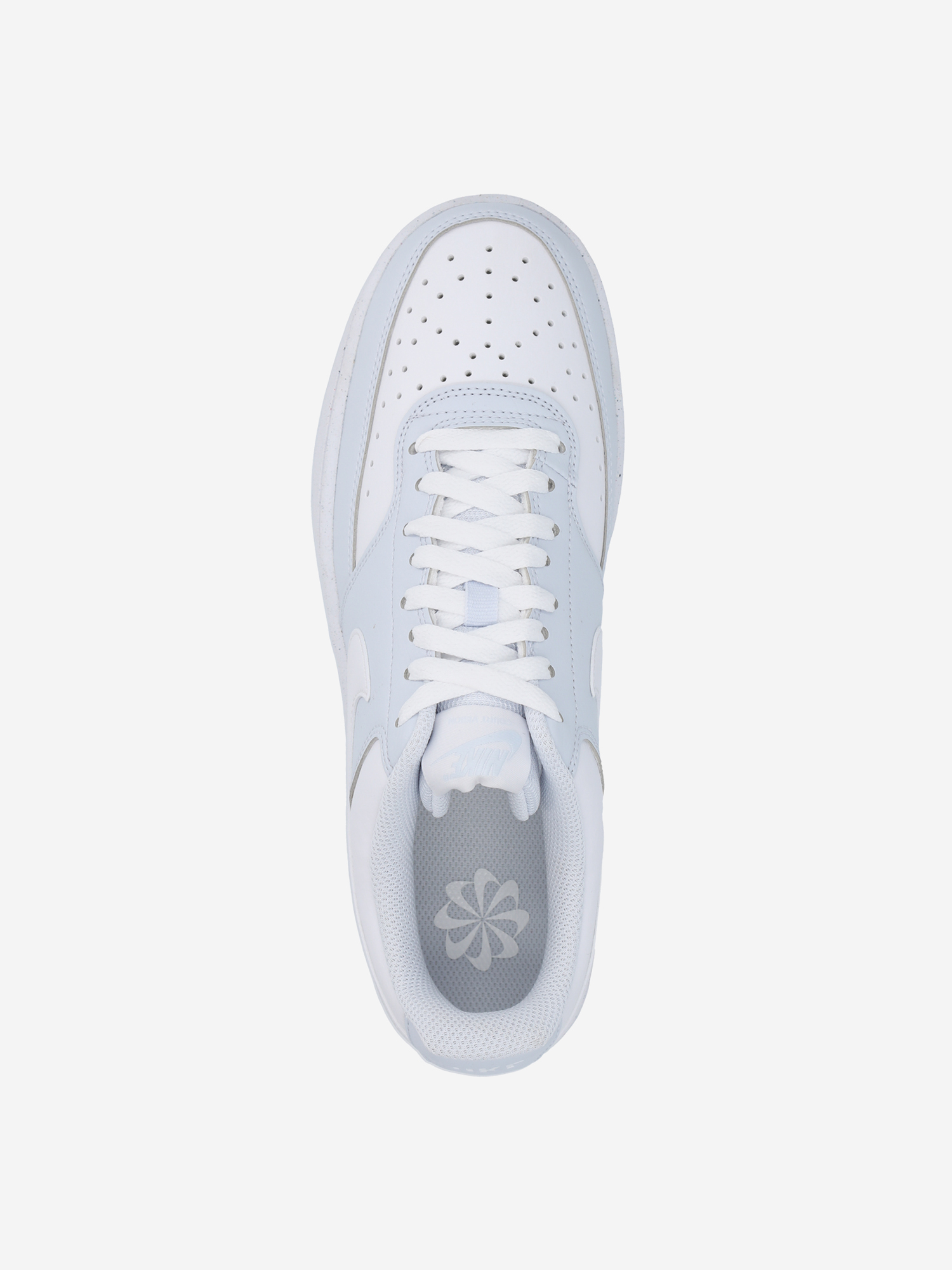 фото Кеды женские nike court vision low next nature, белый